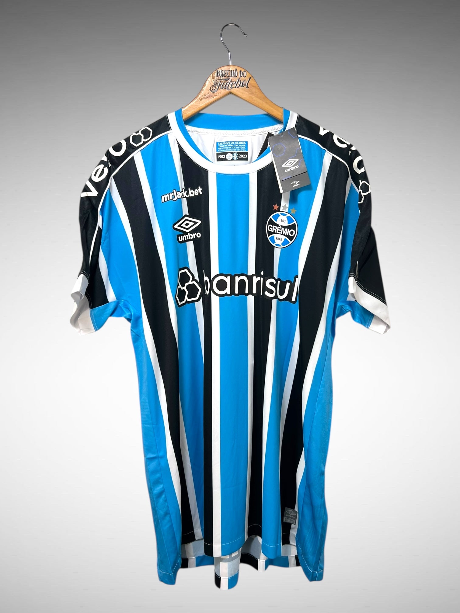 Grêmio 2023 Primeira Camisa Tam GG N 9 Suárez.