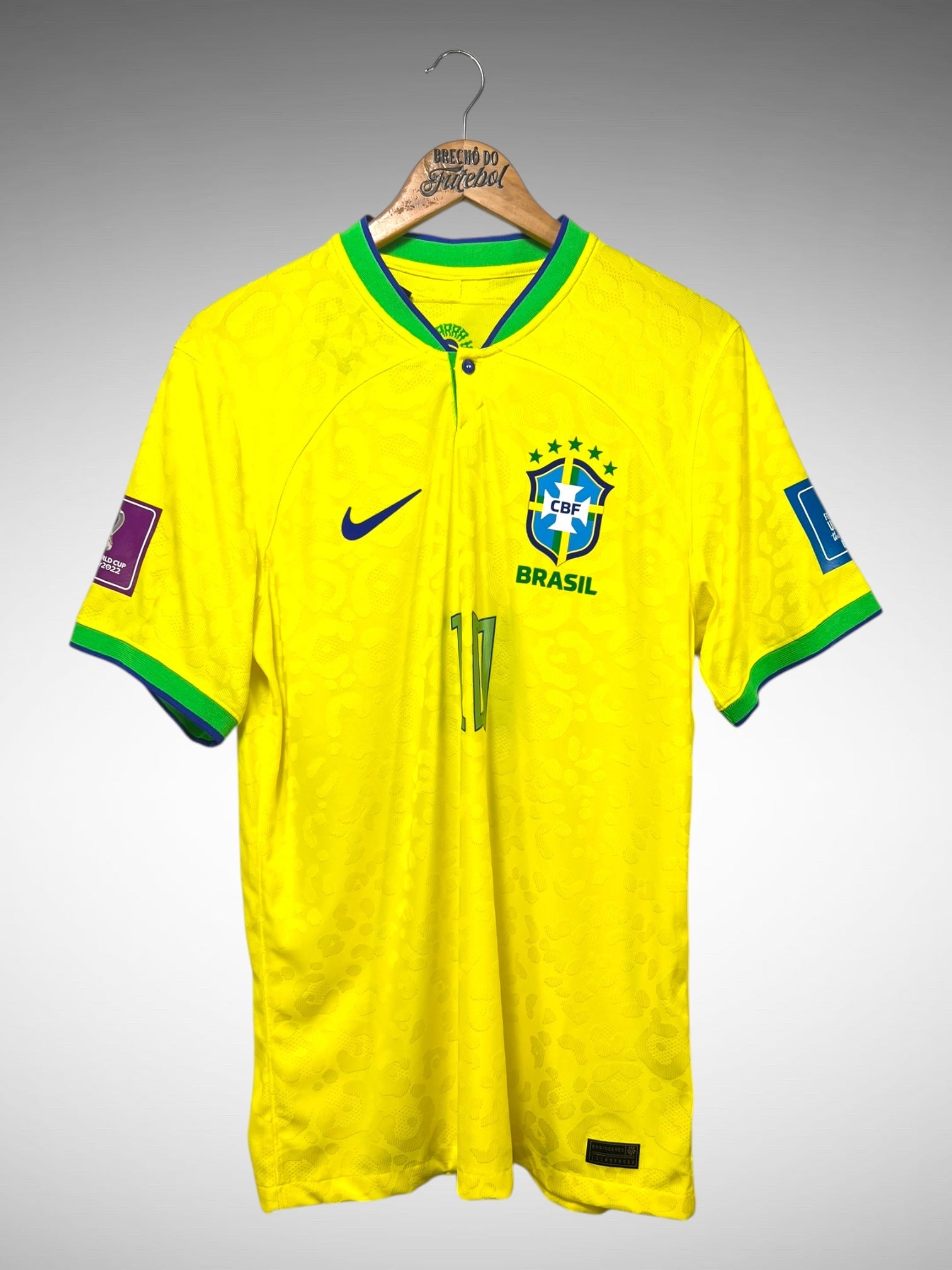 Brasil 2022 Primeira Camisa Tam G N 10 Neymar