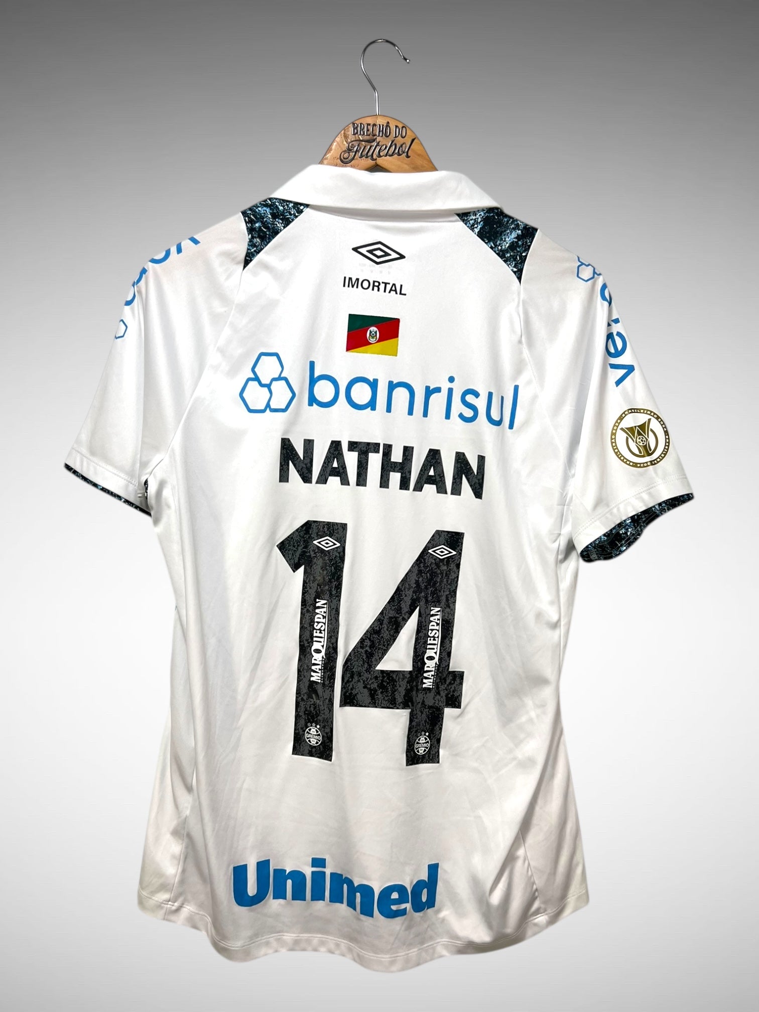 Grêmio 2024 Segunda Camisa Tam M N 14 Nathan.