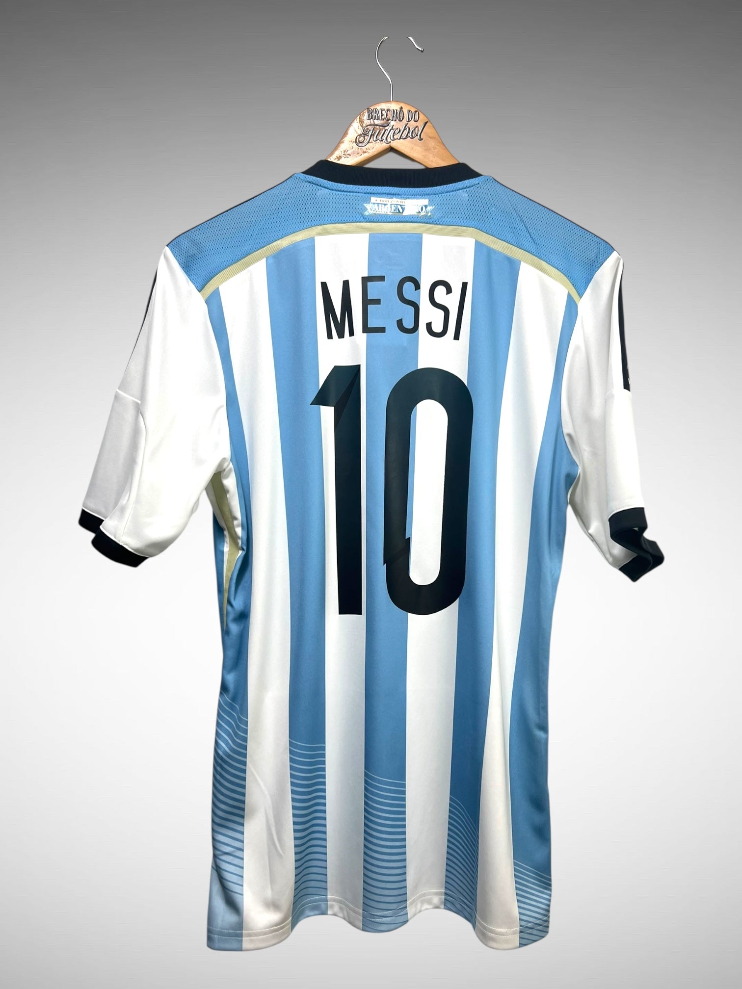 Argentina 2014 Primeira Camisa Tam M N 10 Messi.