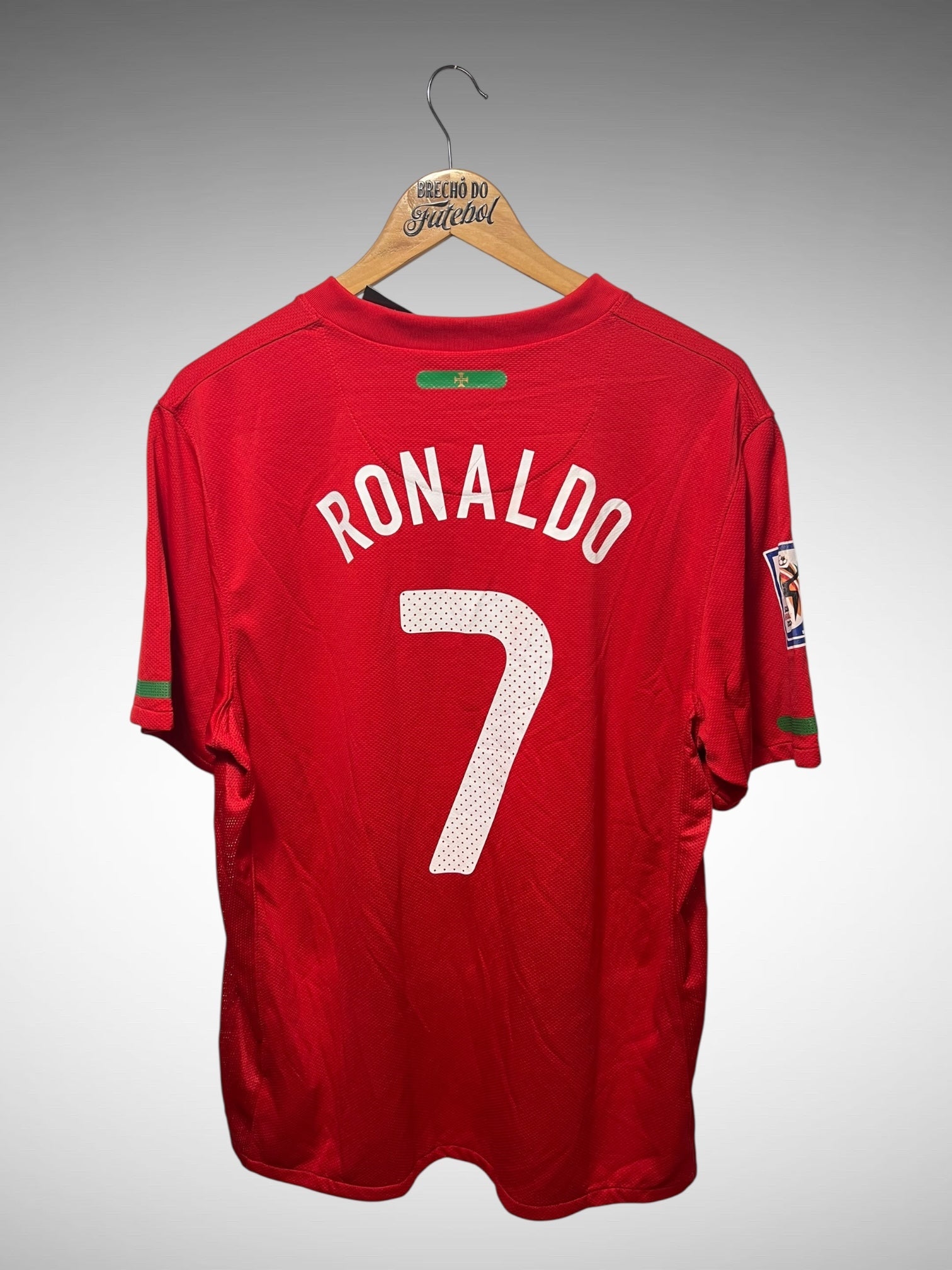 Portugal 2010 Primeira Camisa Tam G Nº 7 Ronaldo.