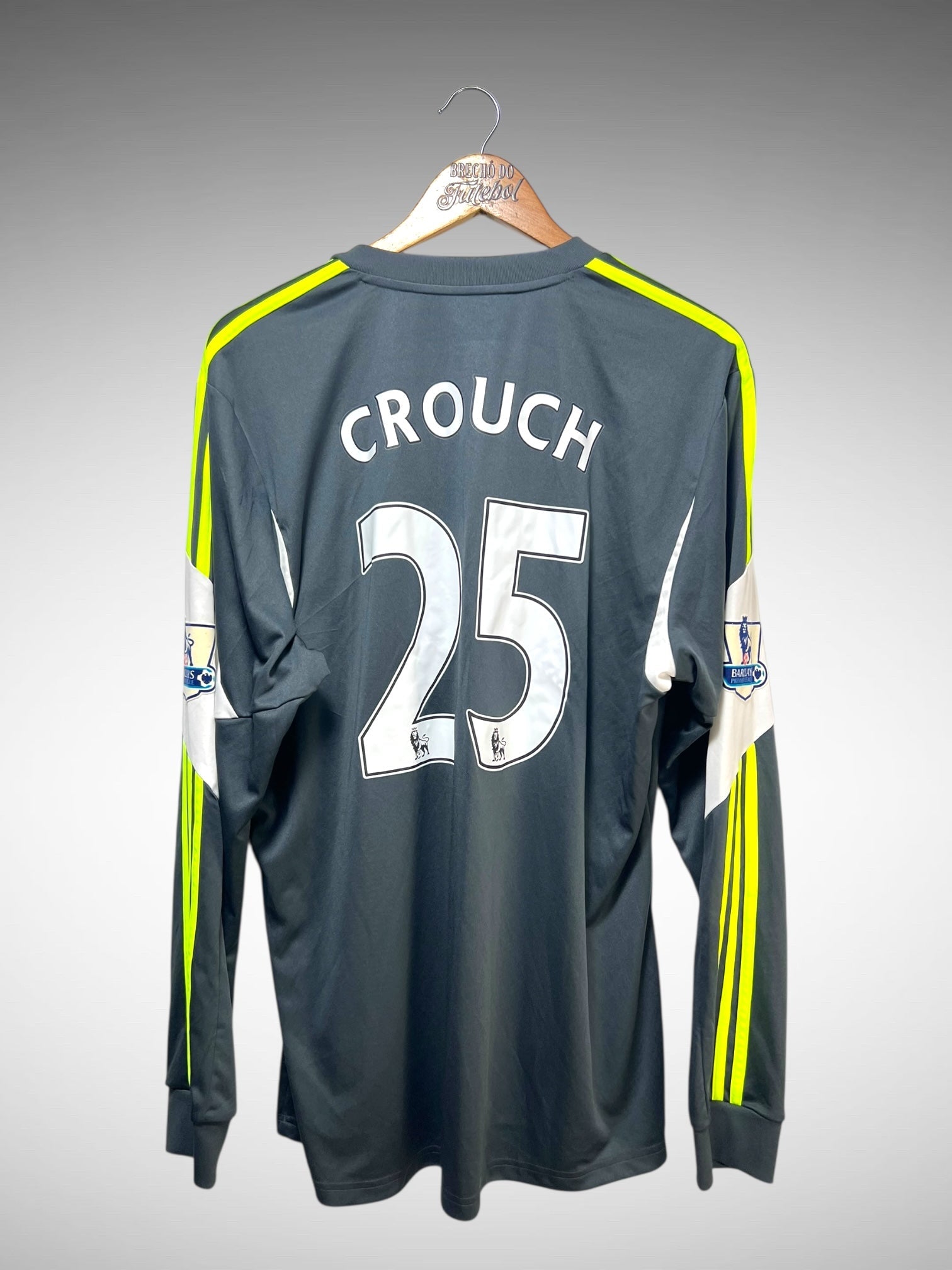 Stoke City 2013 Segunda Camisa Tam GG N 25 Crouch Mangas Longas.