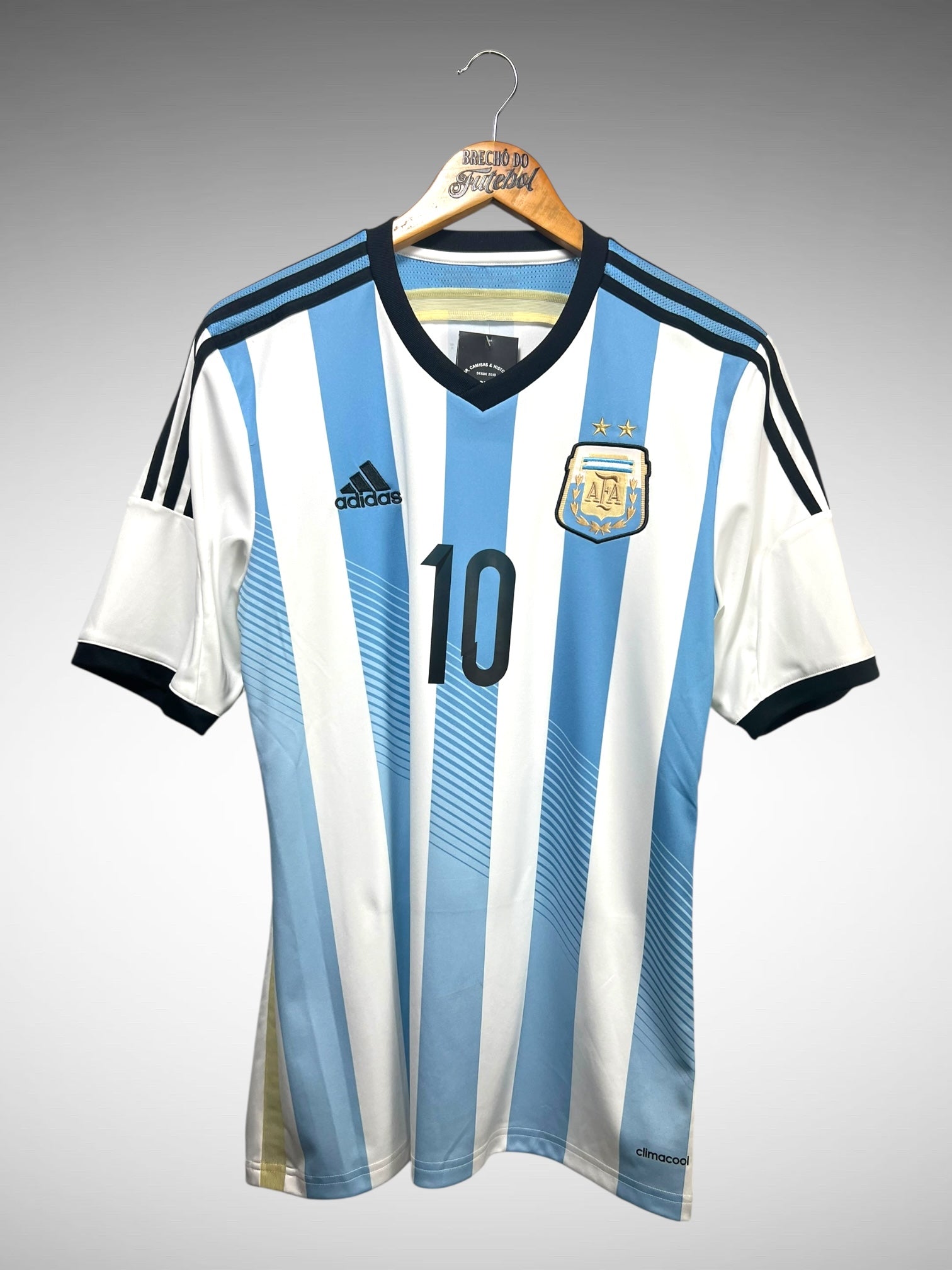 Argentina 2014 Primeira Camisa Tam M N 10 Messi.