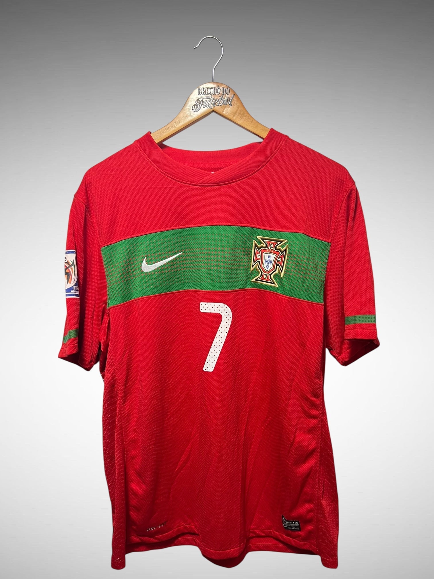 Portugal 2010 Primeira Camisa Tam G Nº 7 Ronaldo.