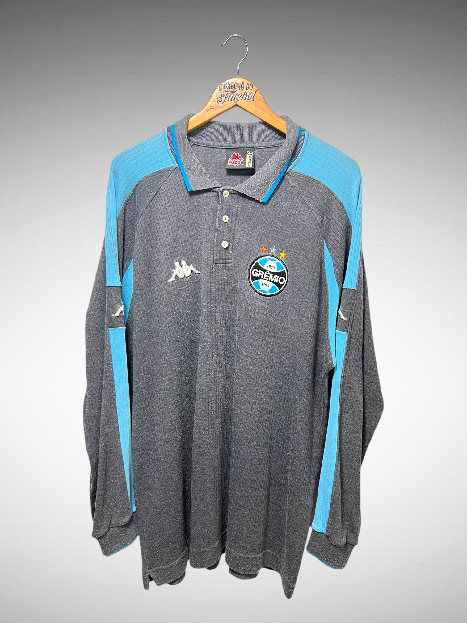 Grêmio Camisa de Viagem Tam GG Mangas Longas.