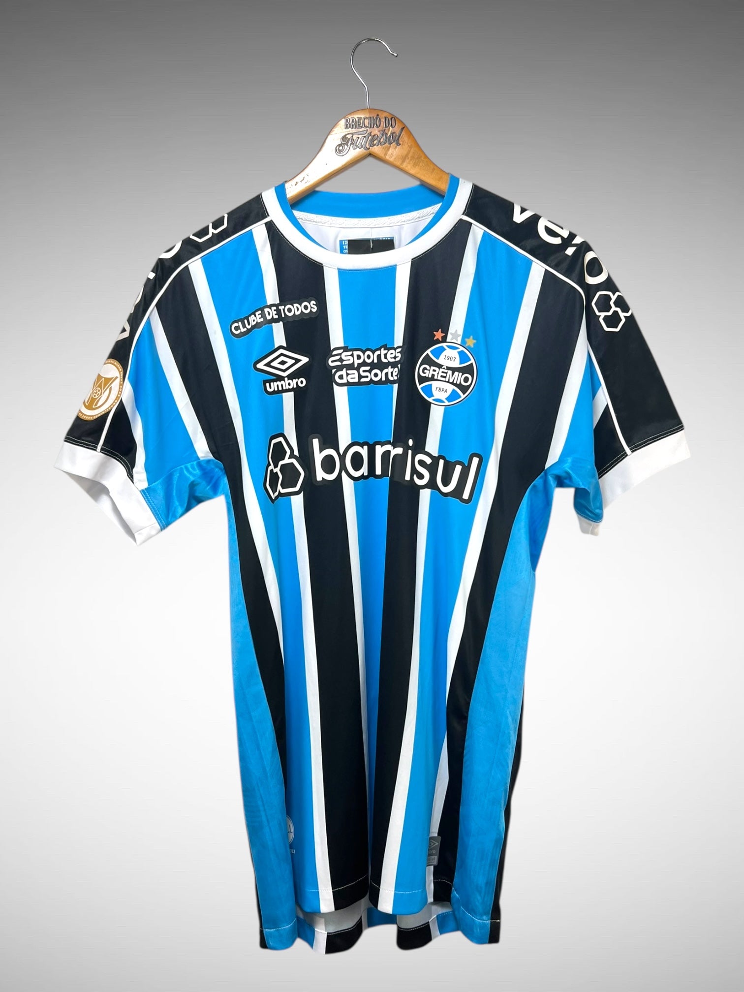 Grêmio 2023 Primeira Camisa Tam P N 17 Gustavinho.