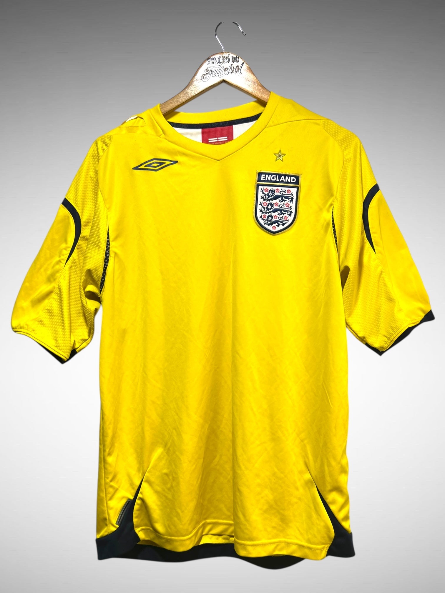 Inglaterra 2006 Camisa De Goleiro Tam G.