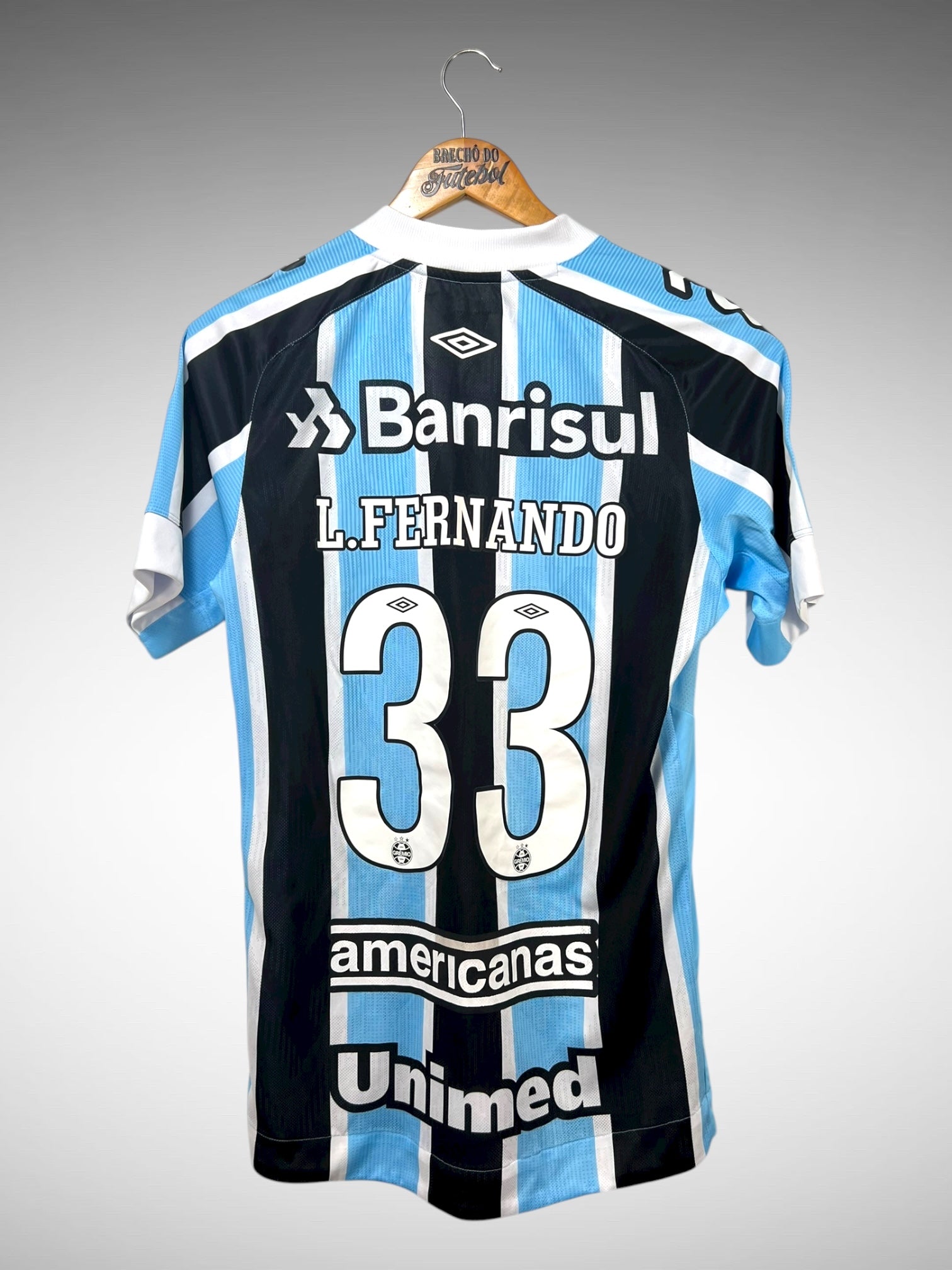 Grêmio 2021 Primeira Camisa Tam M N 33 L. Fernando.