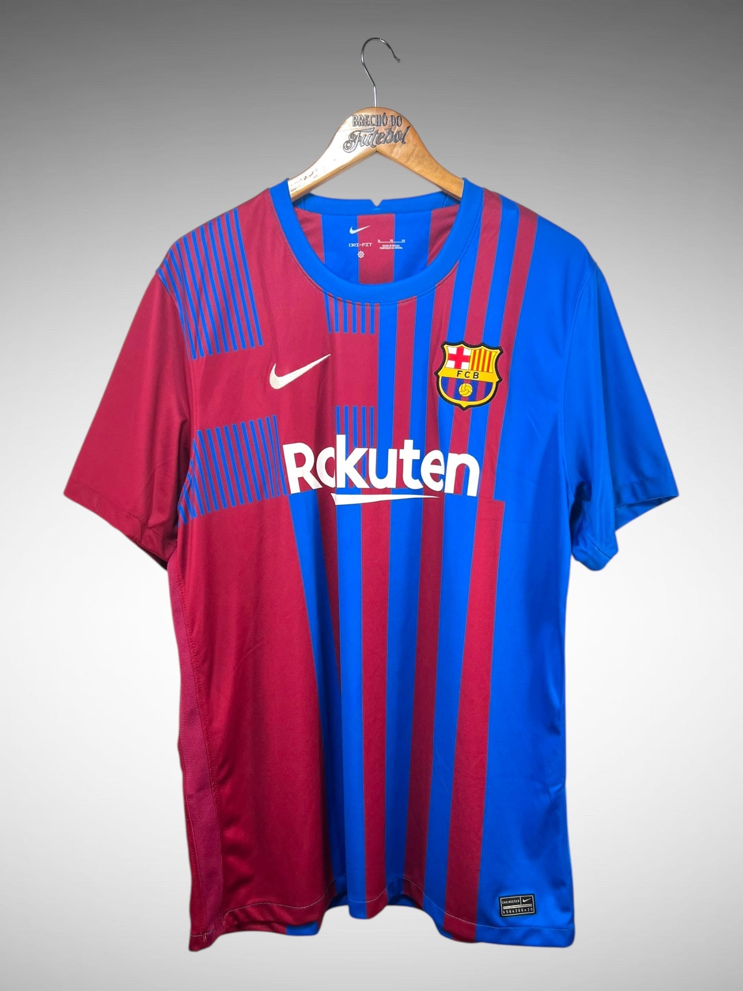 Barcelona 2021 Primeira Camisa Tam GG.
