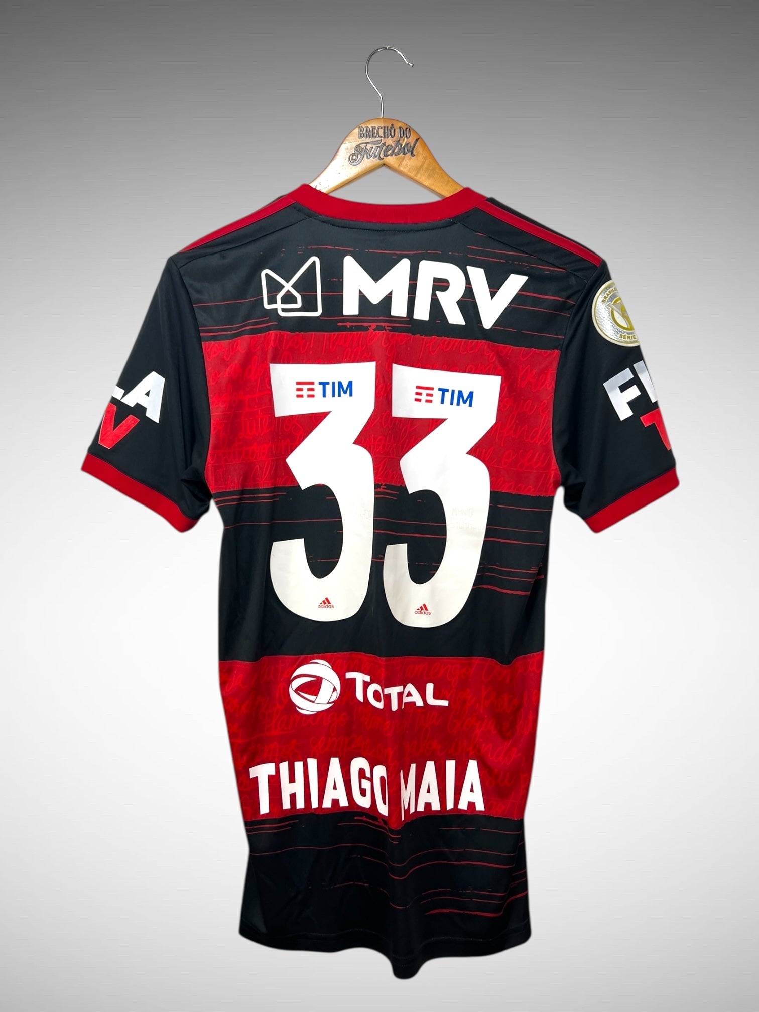 Flamengo 2020 Primeira Camisa Tam P N 33 Thiago Maia.