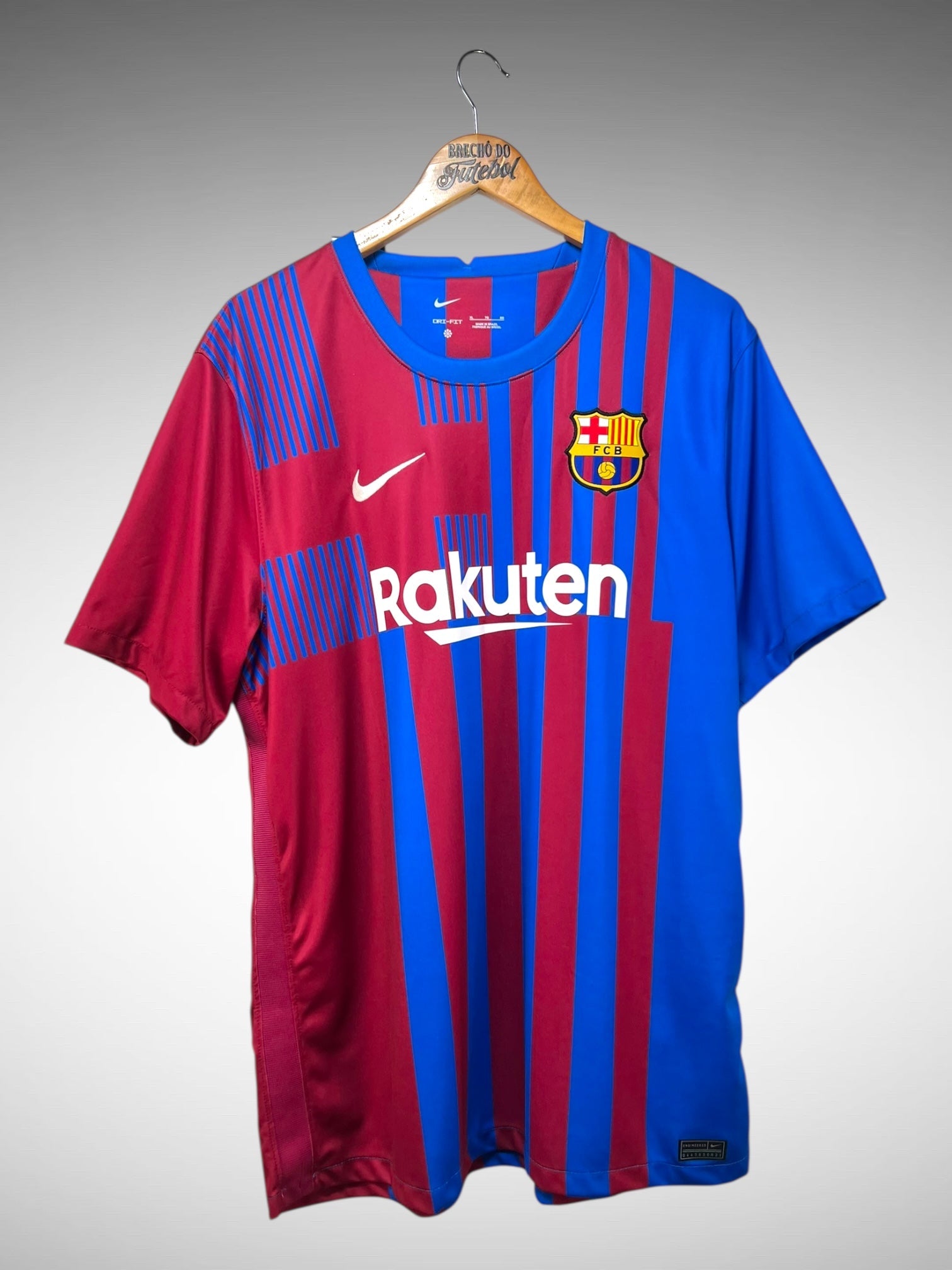 Barcelona 2021 Primeira Camisa Tam GG N 10 Messi.