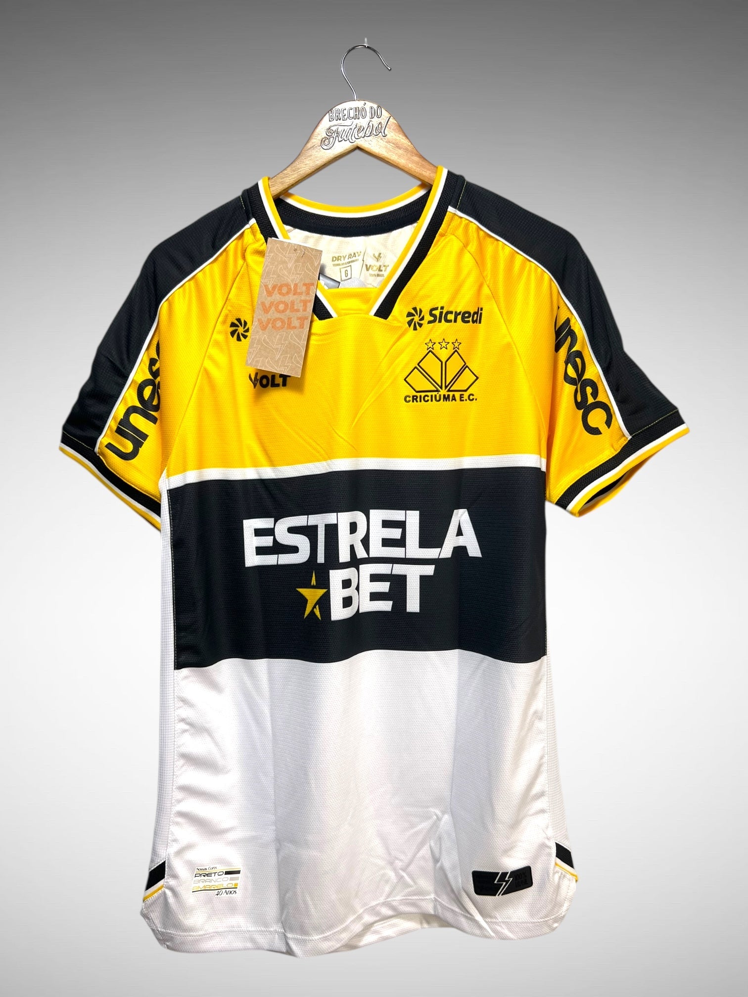 Criciúma 2025 Primeira Camisa Tam G N 15 Eliedson.