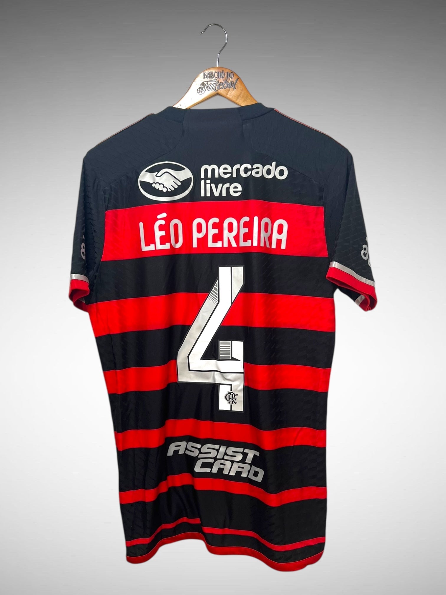 Flamengo 2024 Primeira Camisa Tam M N 4 Léo Pereira.