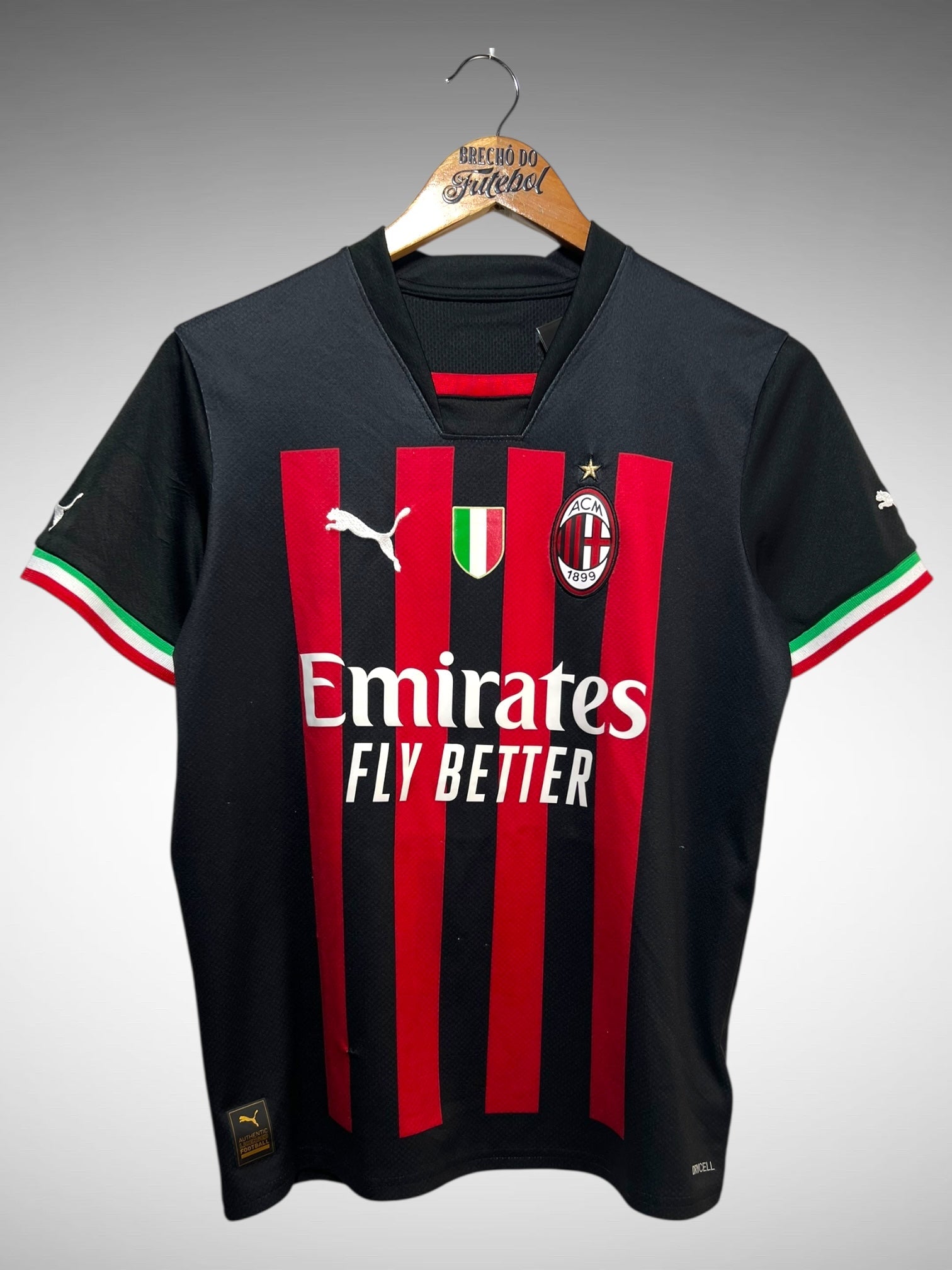 Milan 2022 Primeira Camisa Tam 14 Anos Infantil.