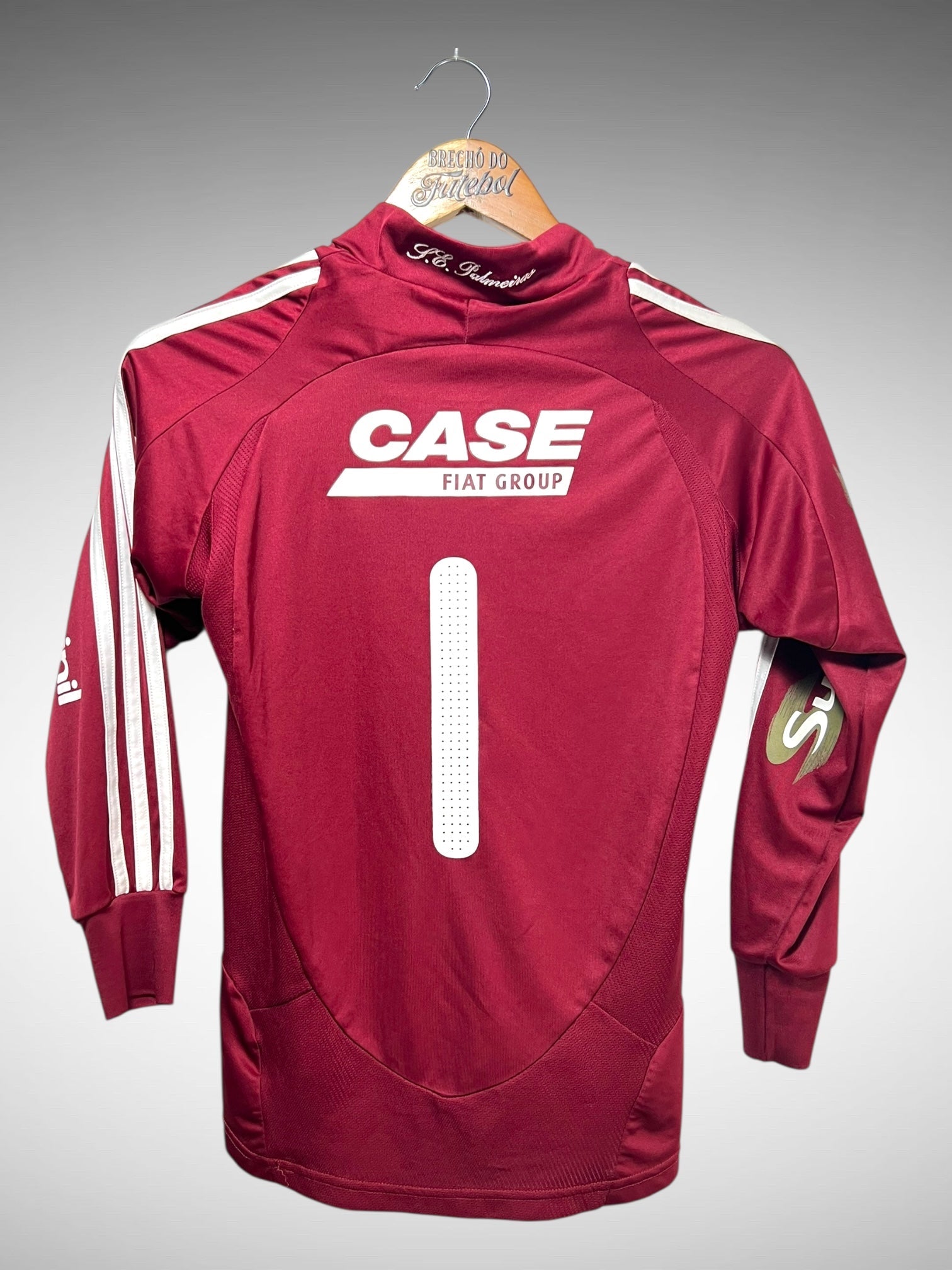 Palmeiras 2008 Camisa De Goleiro Tam 10 Anos Infantil N 1 Mangas Longas.