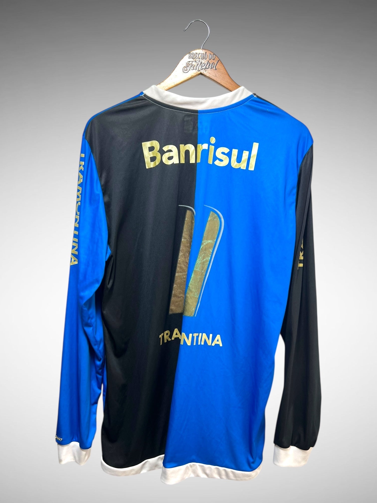 Grêmio 2007 Primeira Camisa Libertadores Tam 4G N 11 Mangas Longas.