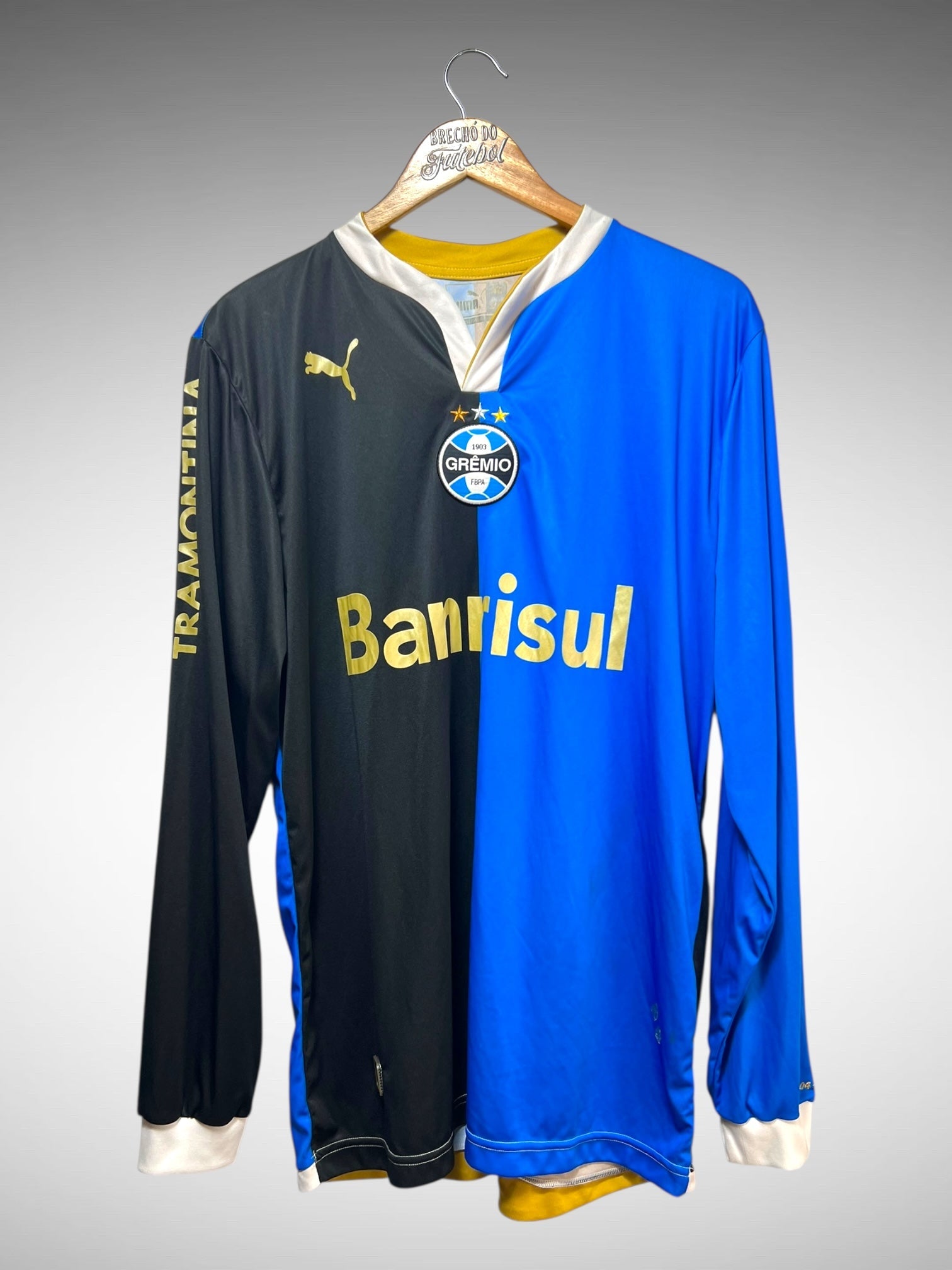 Grêmio 2007 Primeira Camisa Libertadores Tam 4G N 11 Mangas Longas.