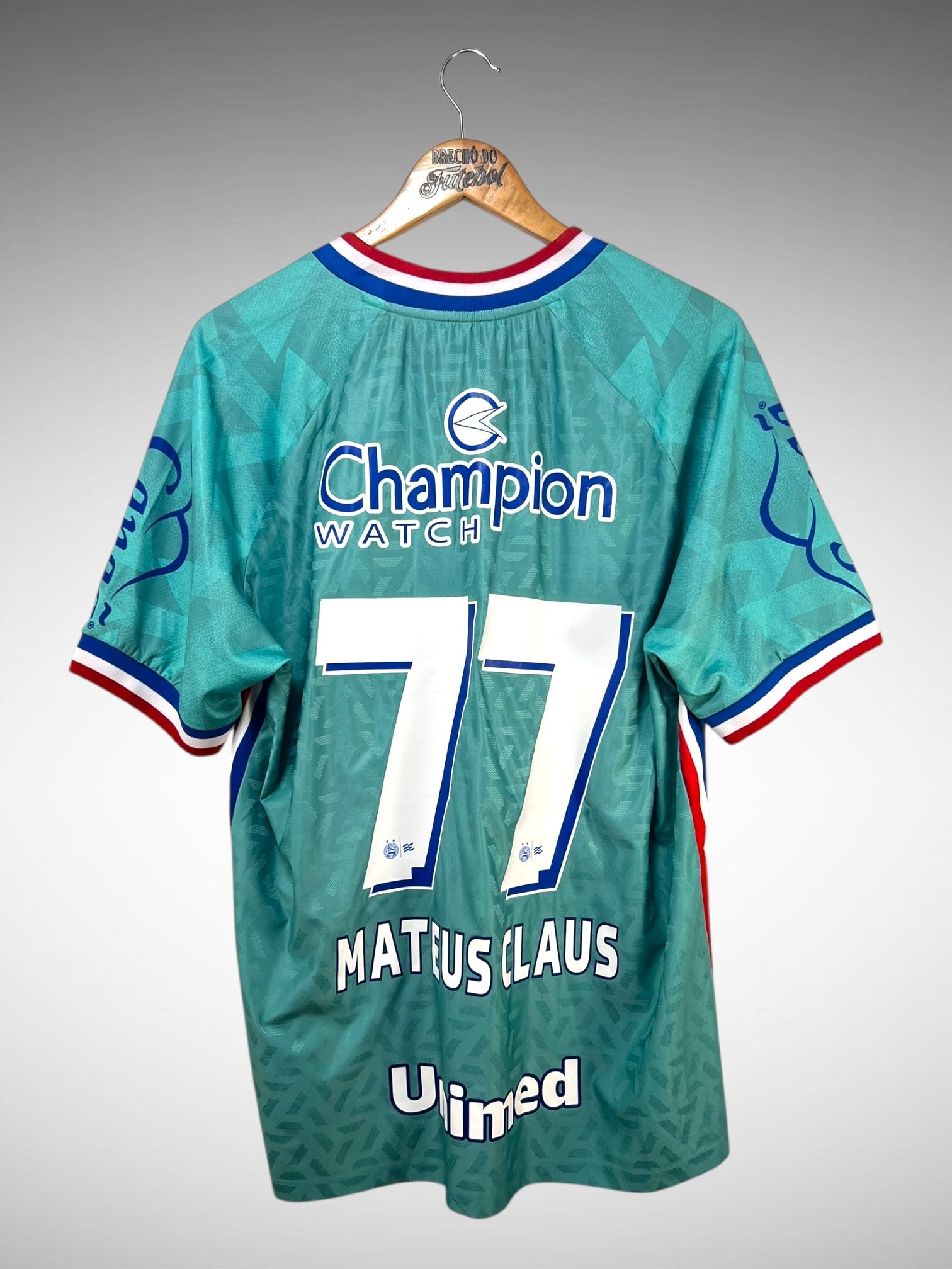 Bahia 2022 Camisa De Goleiro Tam GG N 77 Mateus Claus.