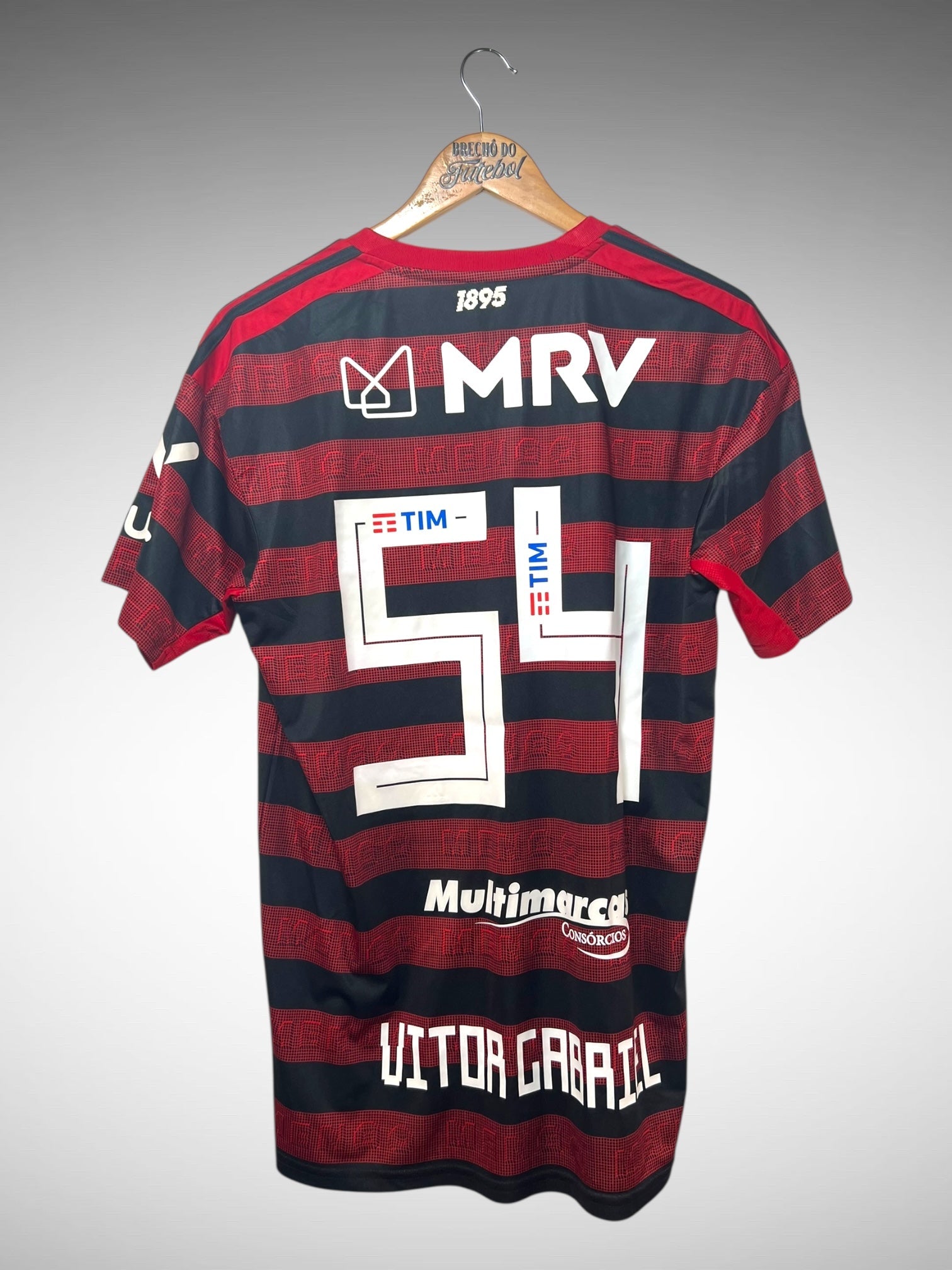 Flamengo 2019 Primeira Camisa Tam M N 54 Vitor Gabriel.