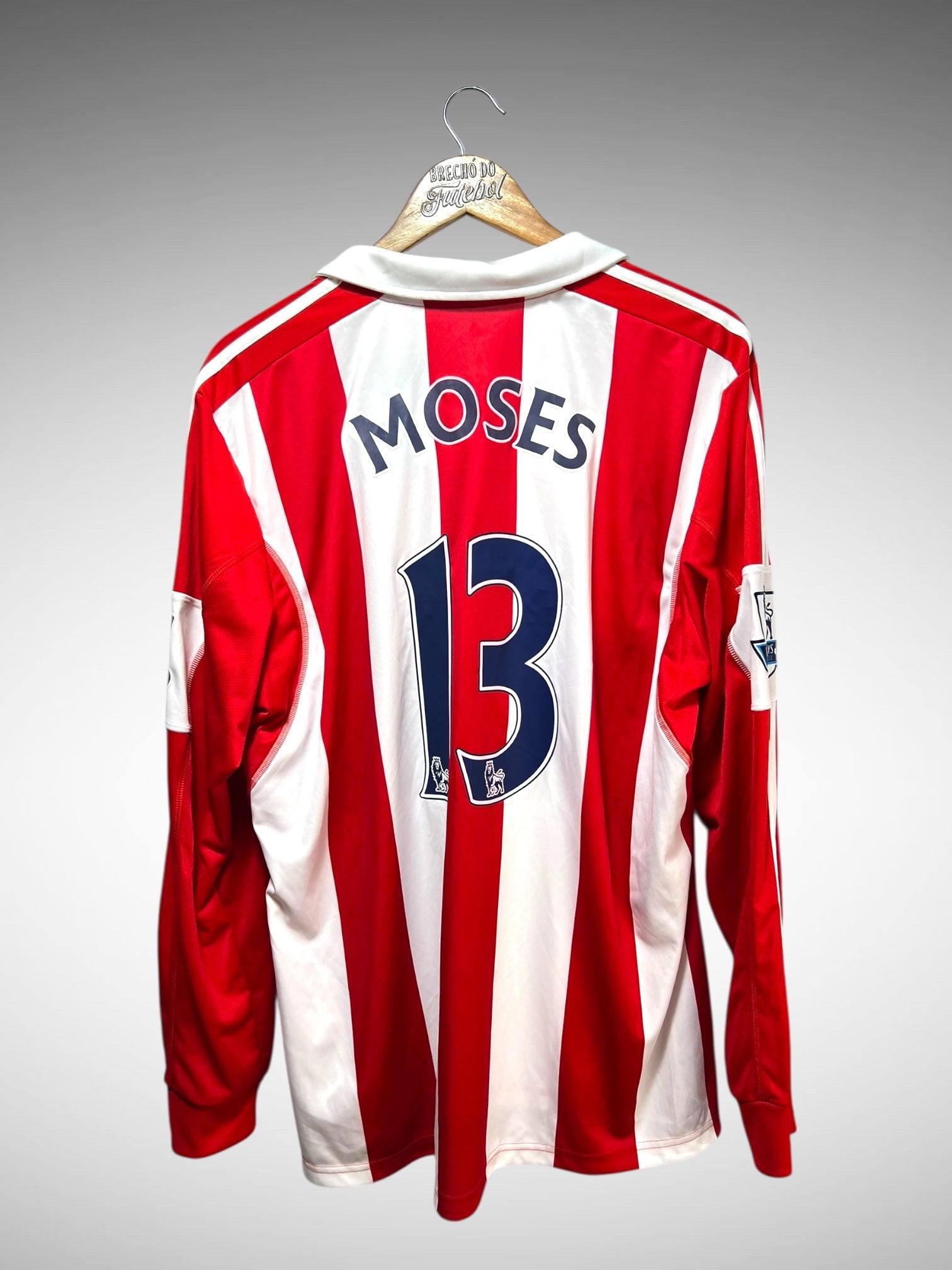 Stoke City 2013 Primeira Camisa Tam GG N 13 Moises.