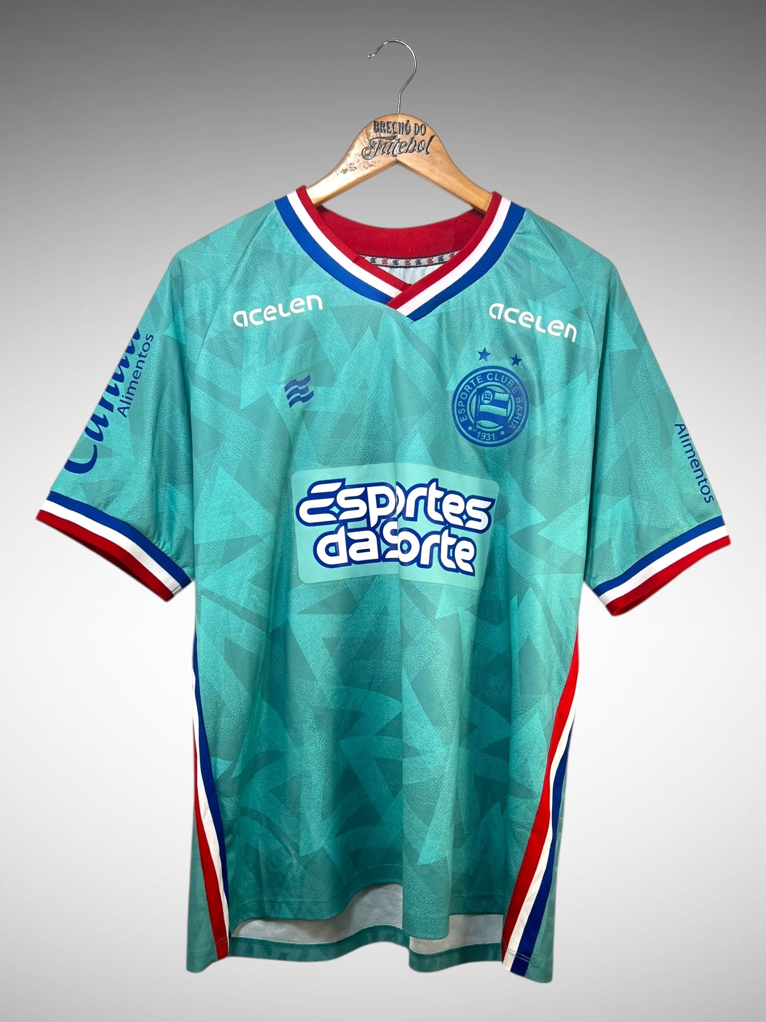 Bahia 2022 Camisa De Goleiro Tam GG N 77 Mateus Claus.