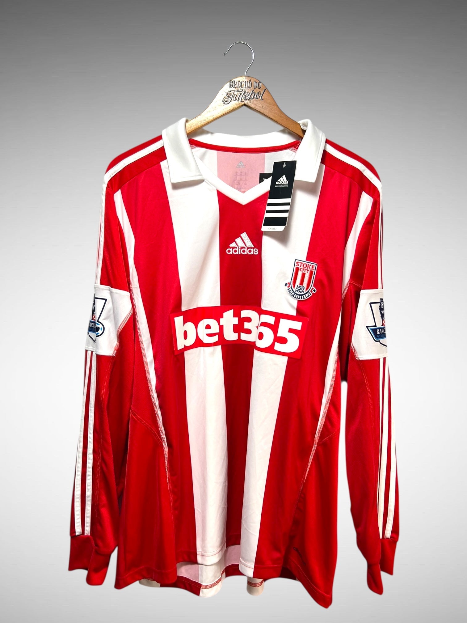 Stoke City 2013 Primeira Camisa Tam GG N 13 Moises.