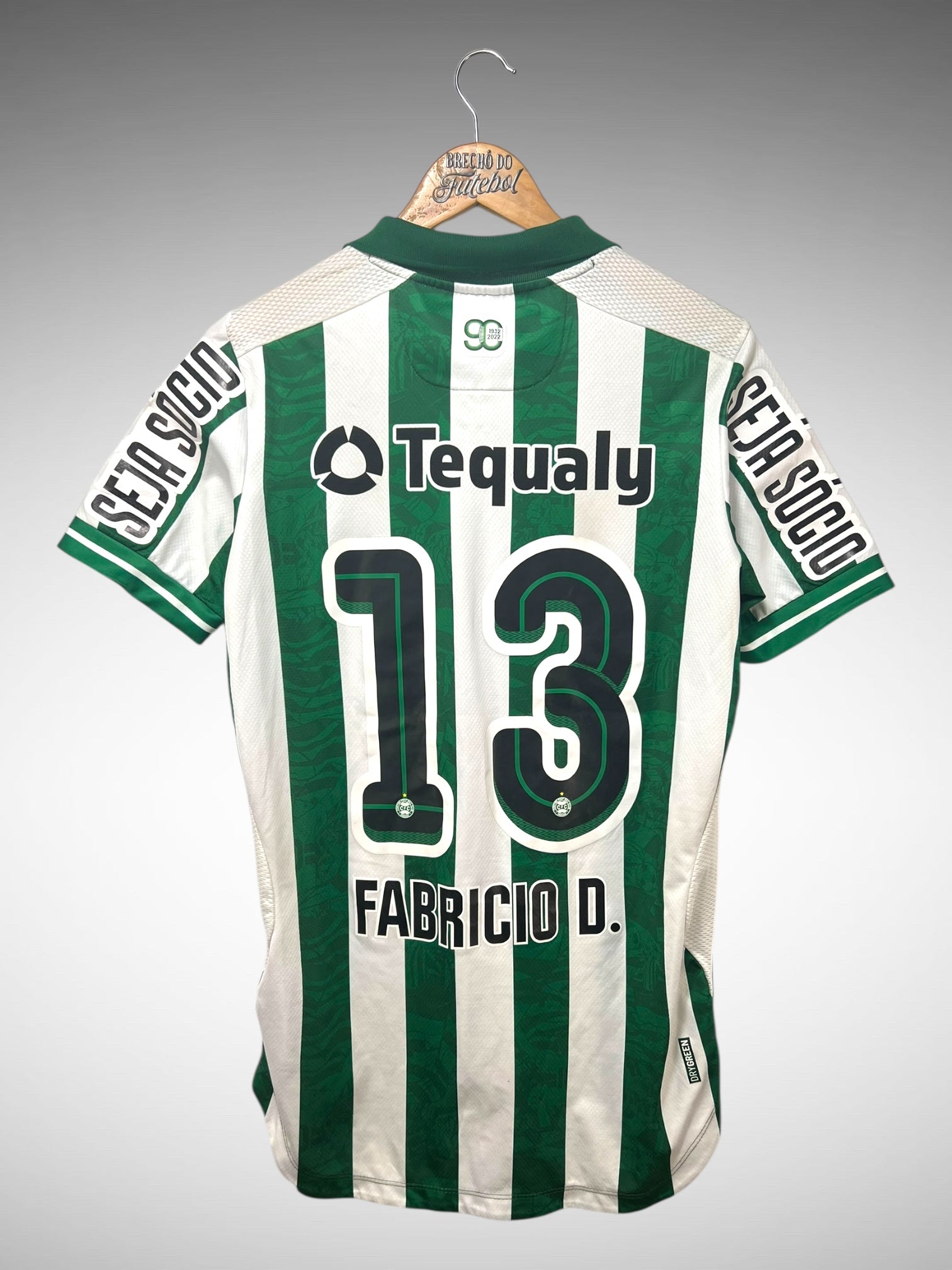 Coritiba Segunda Camisa Tam P N 13 Fabricio D.