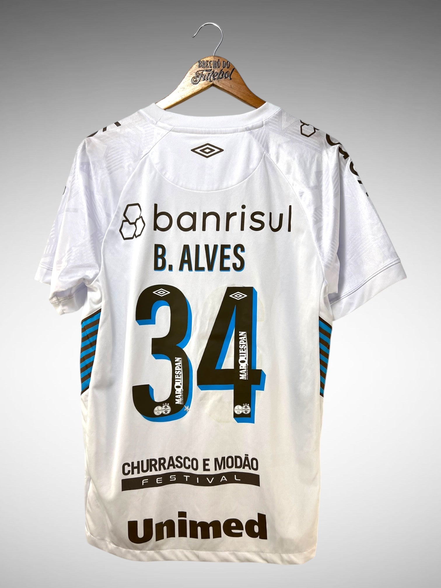 Grêmio 2023 Segunda Camisa Tam M N 34 B. Alves.