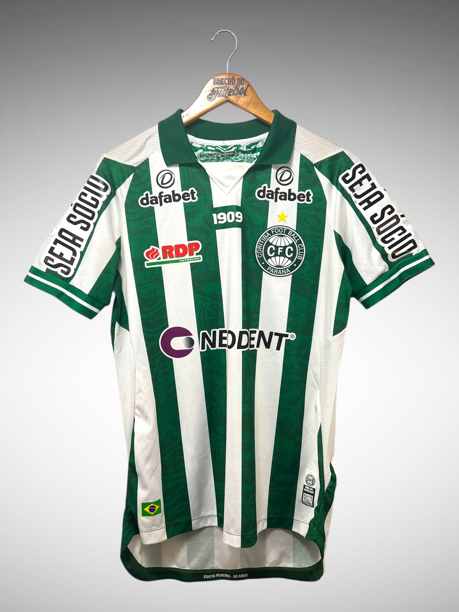Coritiba Segunda Camisa Tam P N 13 Fabricio D.