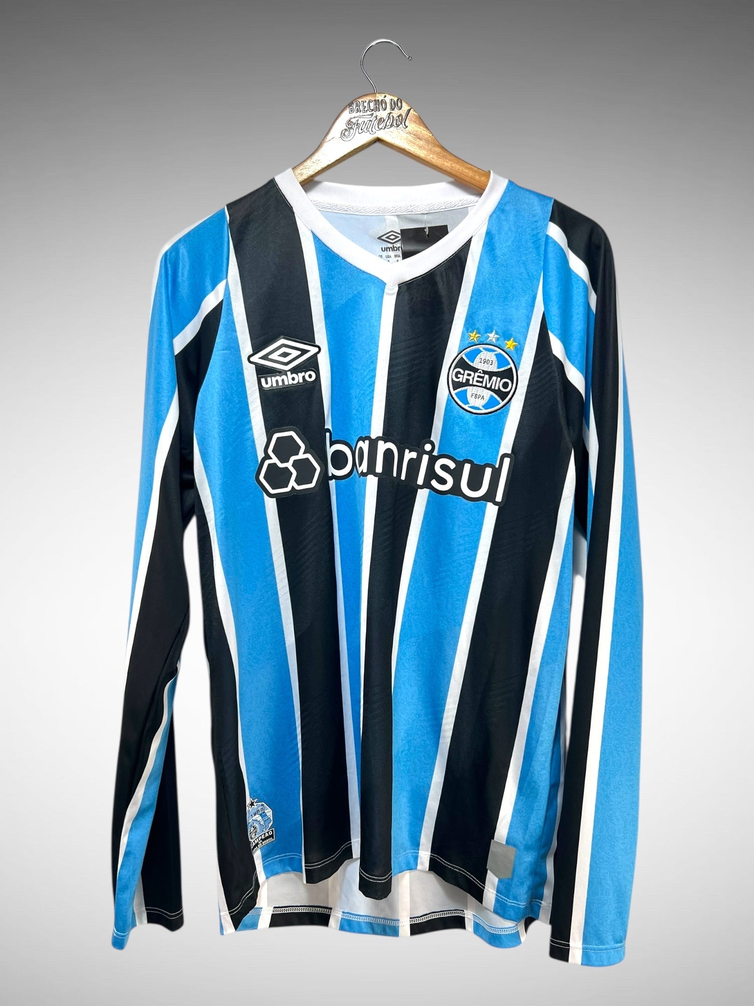 Grêmio 2024 Primeira Camisa Tam P Mangas Longas.