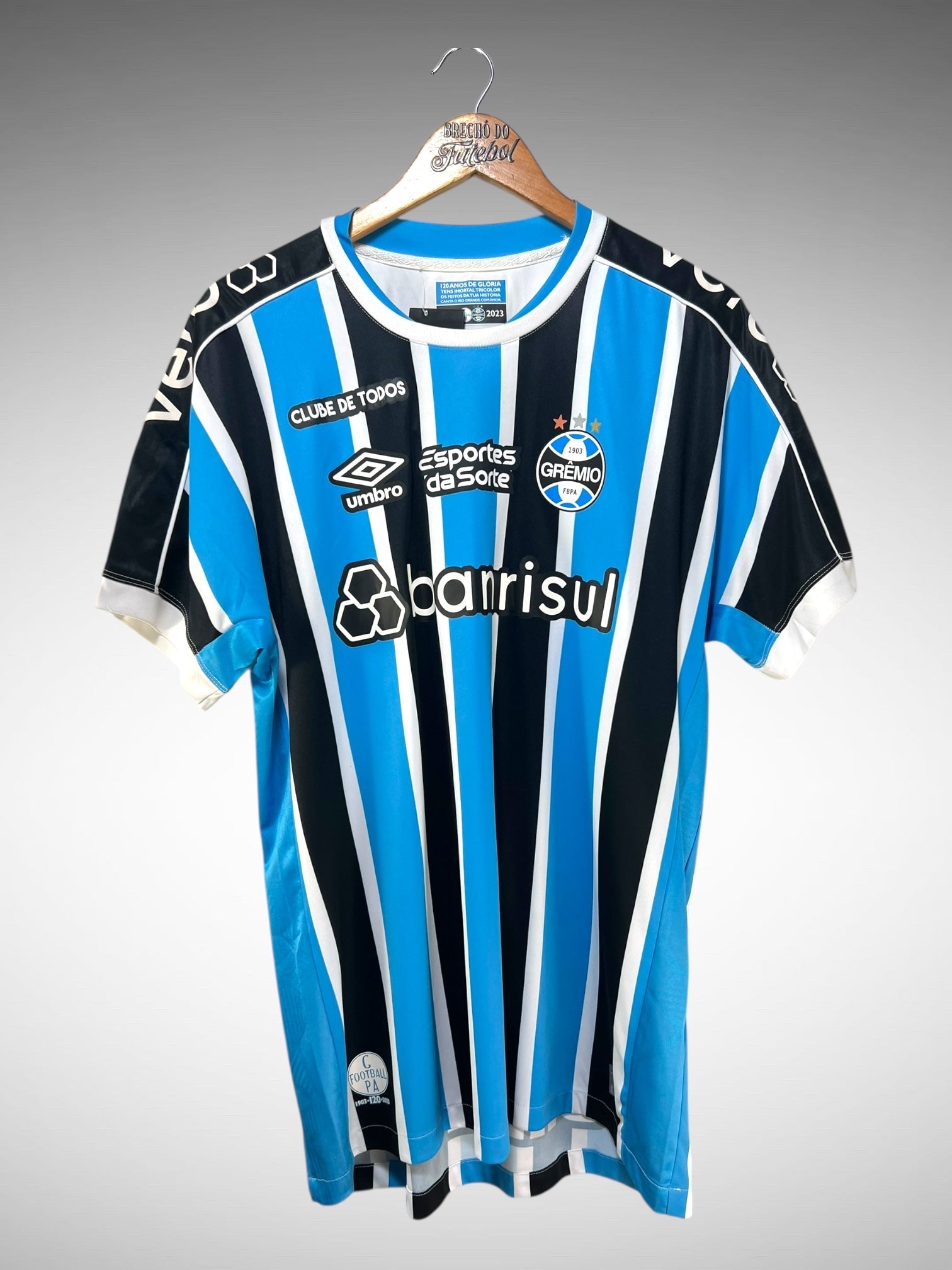 Grêmio 2023 Primeira Camisa Tam G N 9 Suárez.