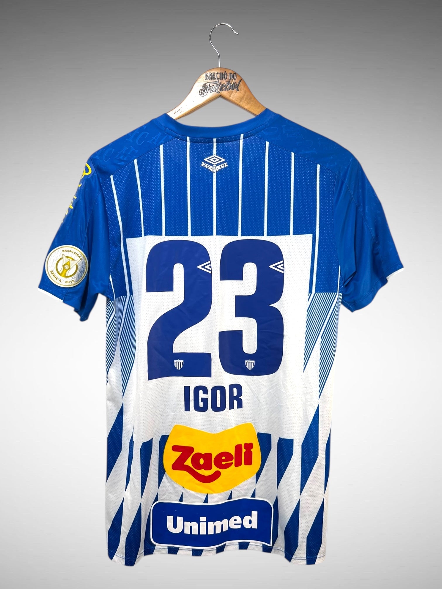 Avaí FC 2019 Terceria Camisa Tam M N 23 Igor.