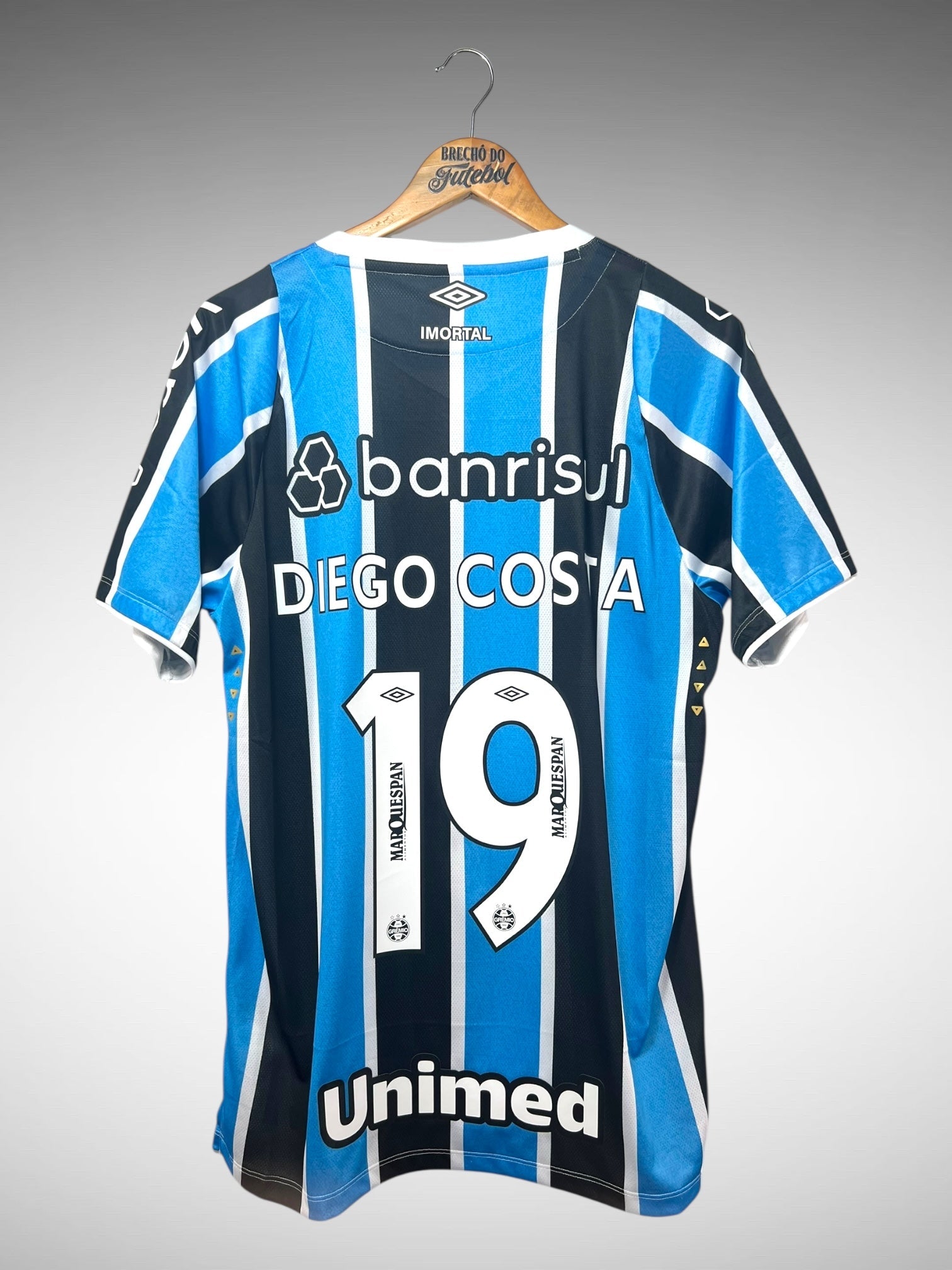 Grêmio 2024 Primeira Camisa Tam G N 19 Diego Costa.