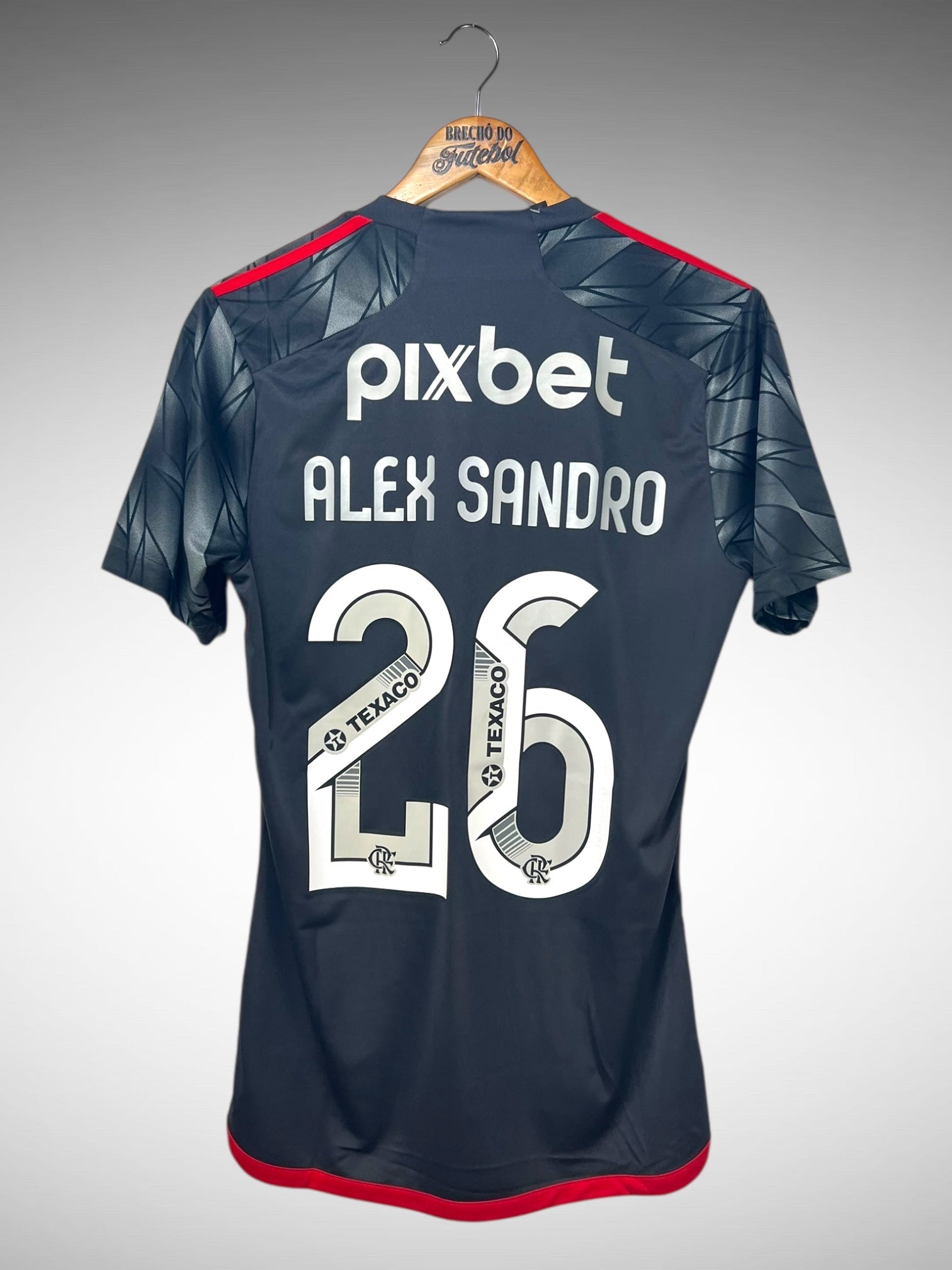 Flamengo 2024 Terceira Camisa Tam P N 26 Alex Sandro.