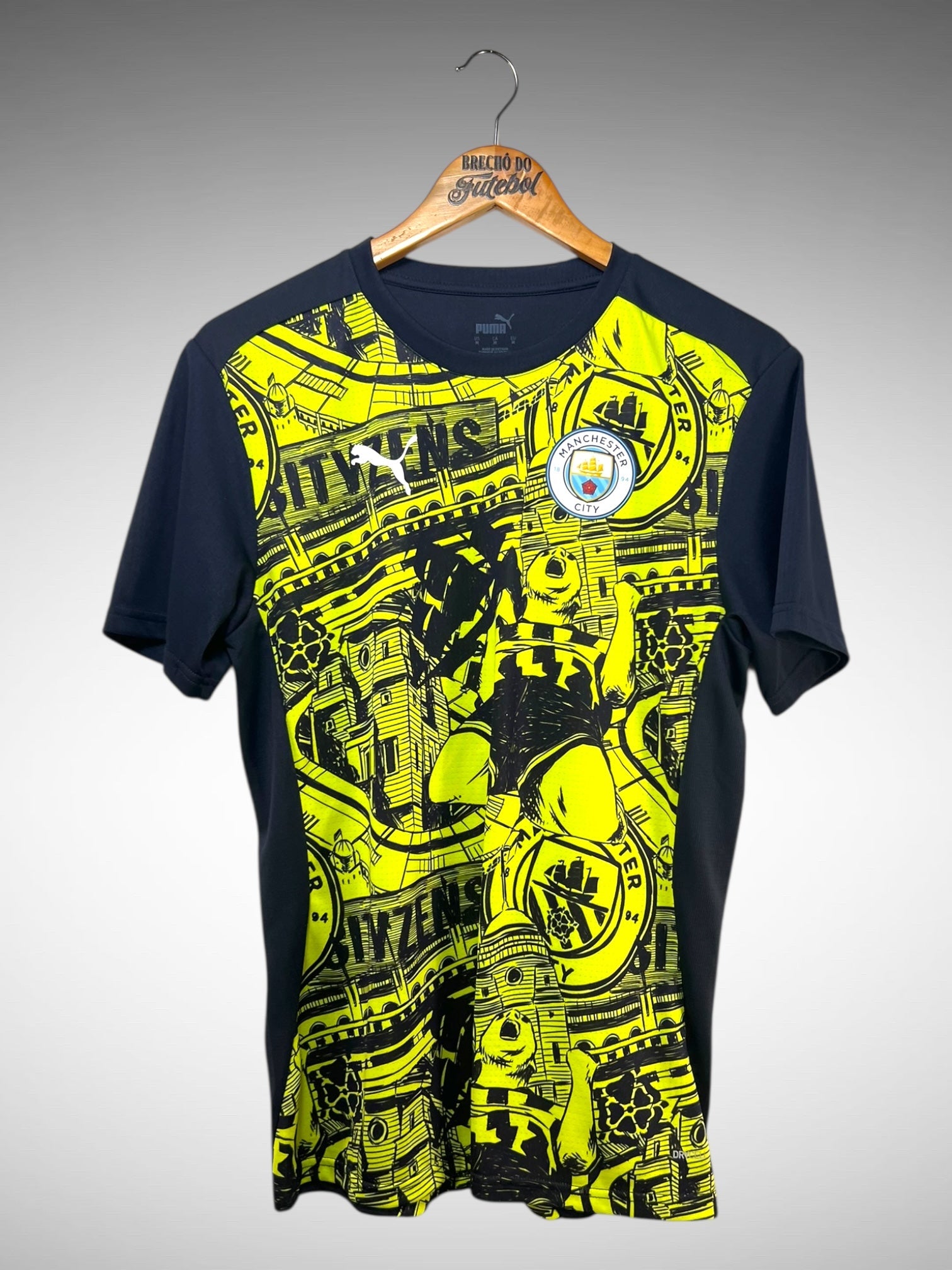 Manchester City 2024 Camisa de Aquecimento Tam M.