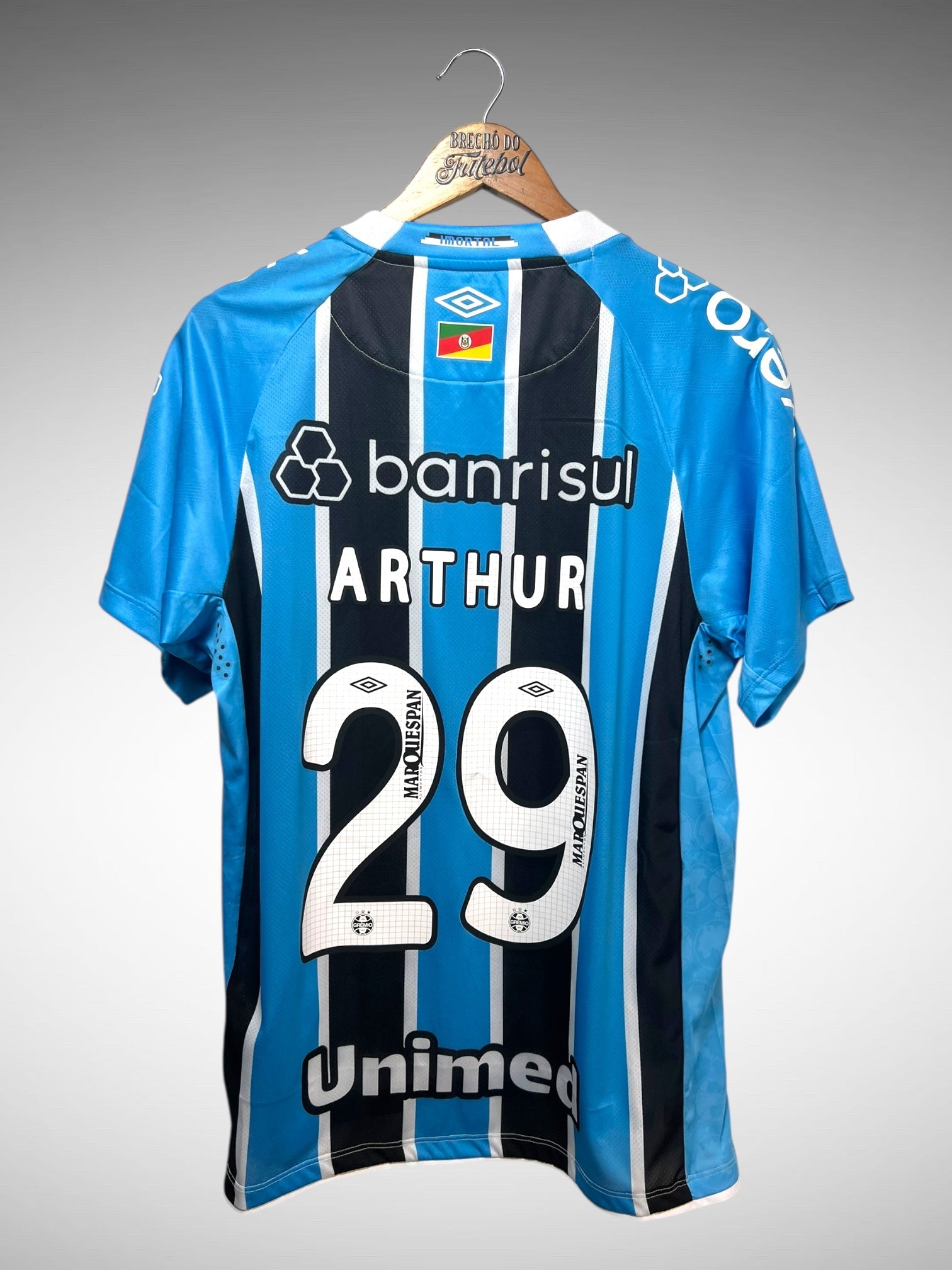 Grêmio 2025 Primeira Camisa Tam M N 29 Arthur.