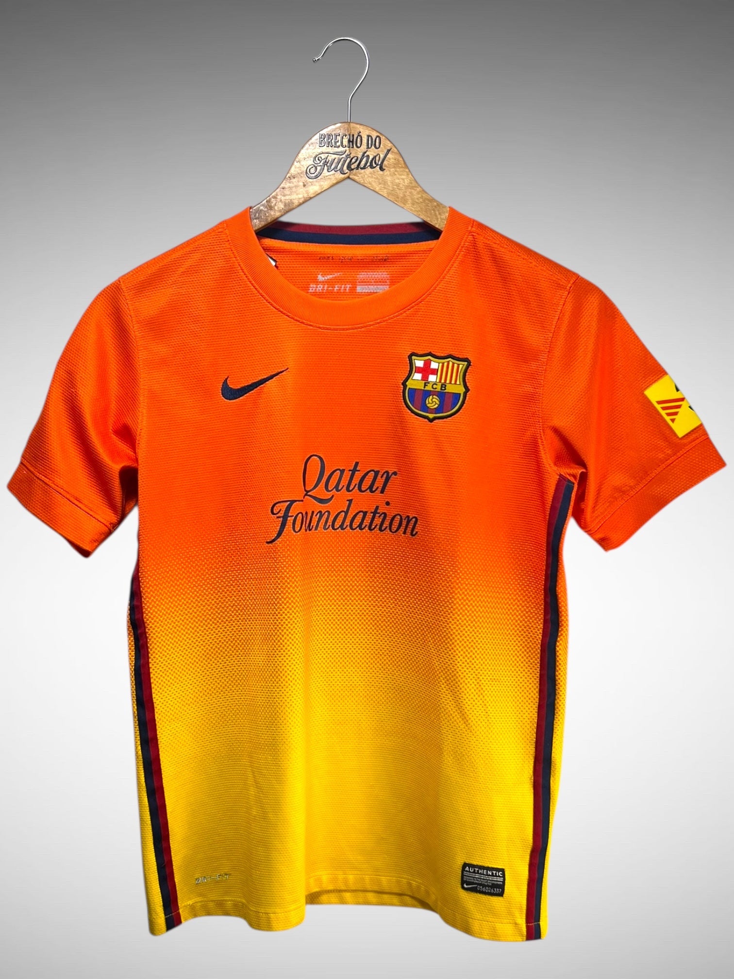 Barcelona 2012 Segunda Camisa Tam 14 Anos Infantil.
