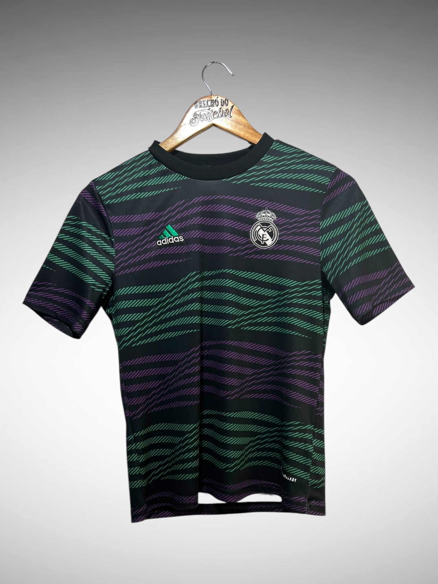 Real Madrid 2022 Camisa Pré-Jogo Tam 12 Anos Infantil.