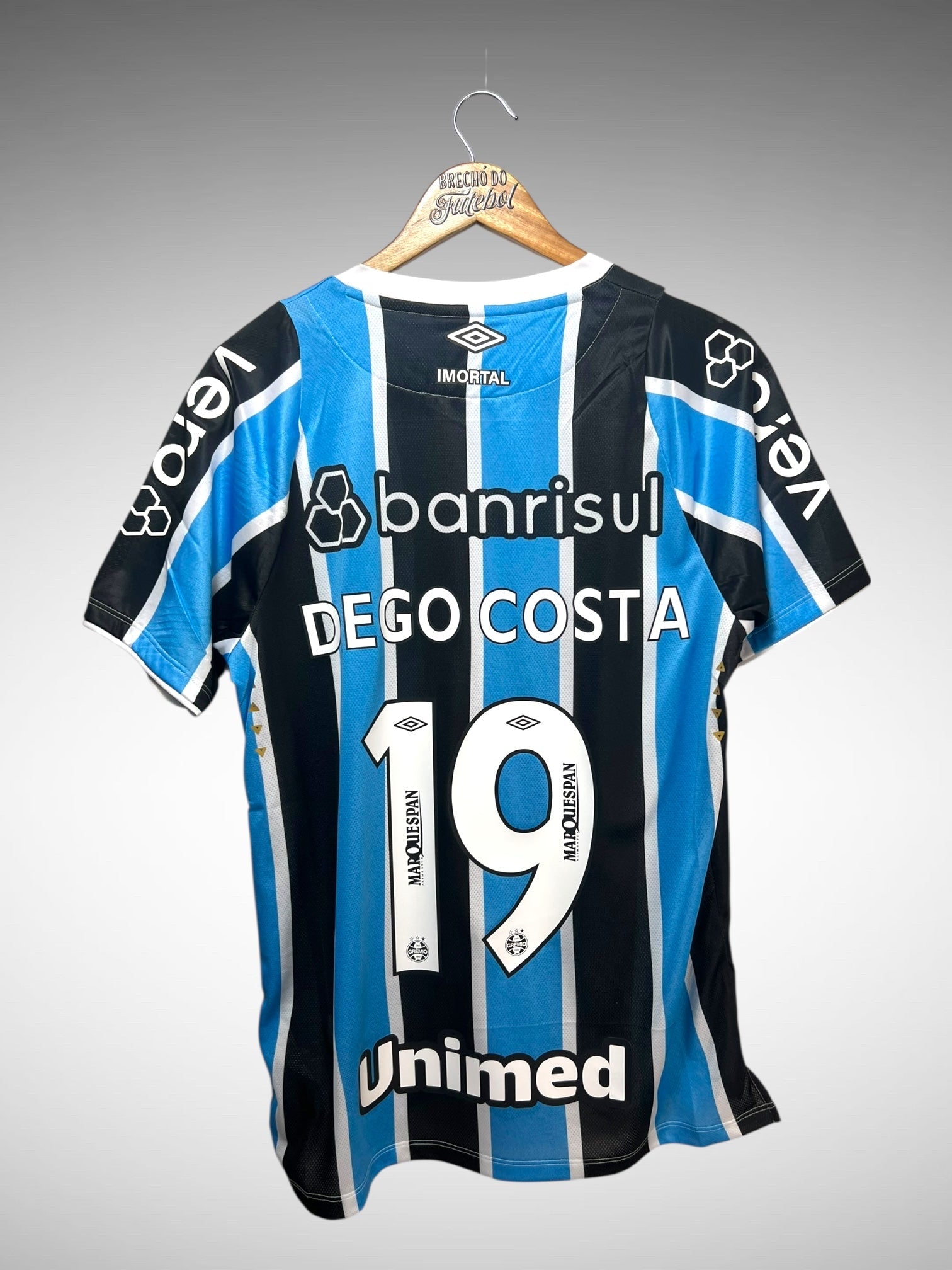 Grêmio 2024 Primeira Camisa Tam M N 19 Diego Costa.