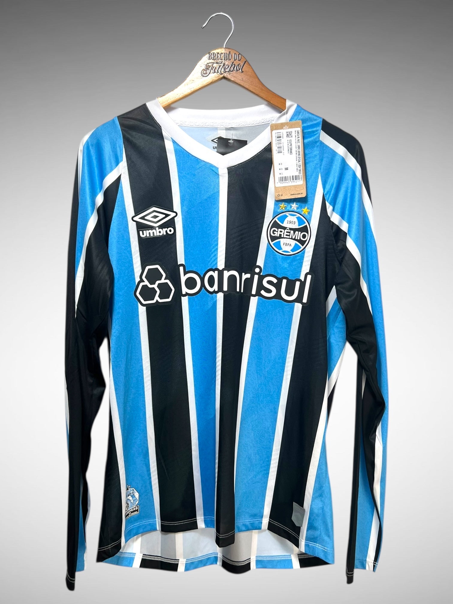 Grêmio 2024 Primeira Camisa Tam M N 19  Diego Costa Mangas Longas.