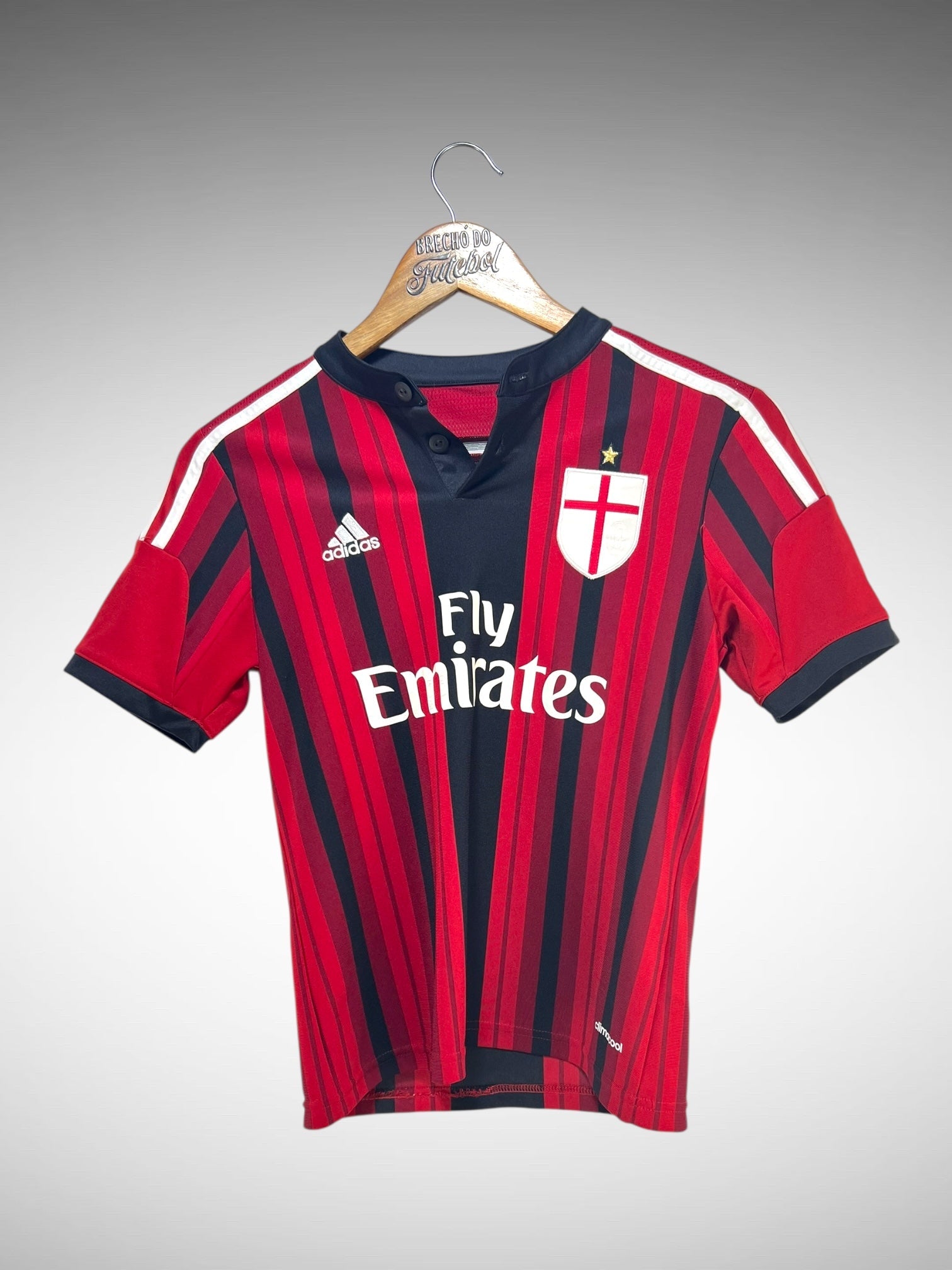 Milan 2014 Primeira Camisa Tam 12 Anos Infantil.