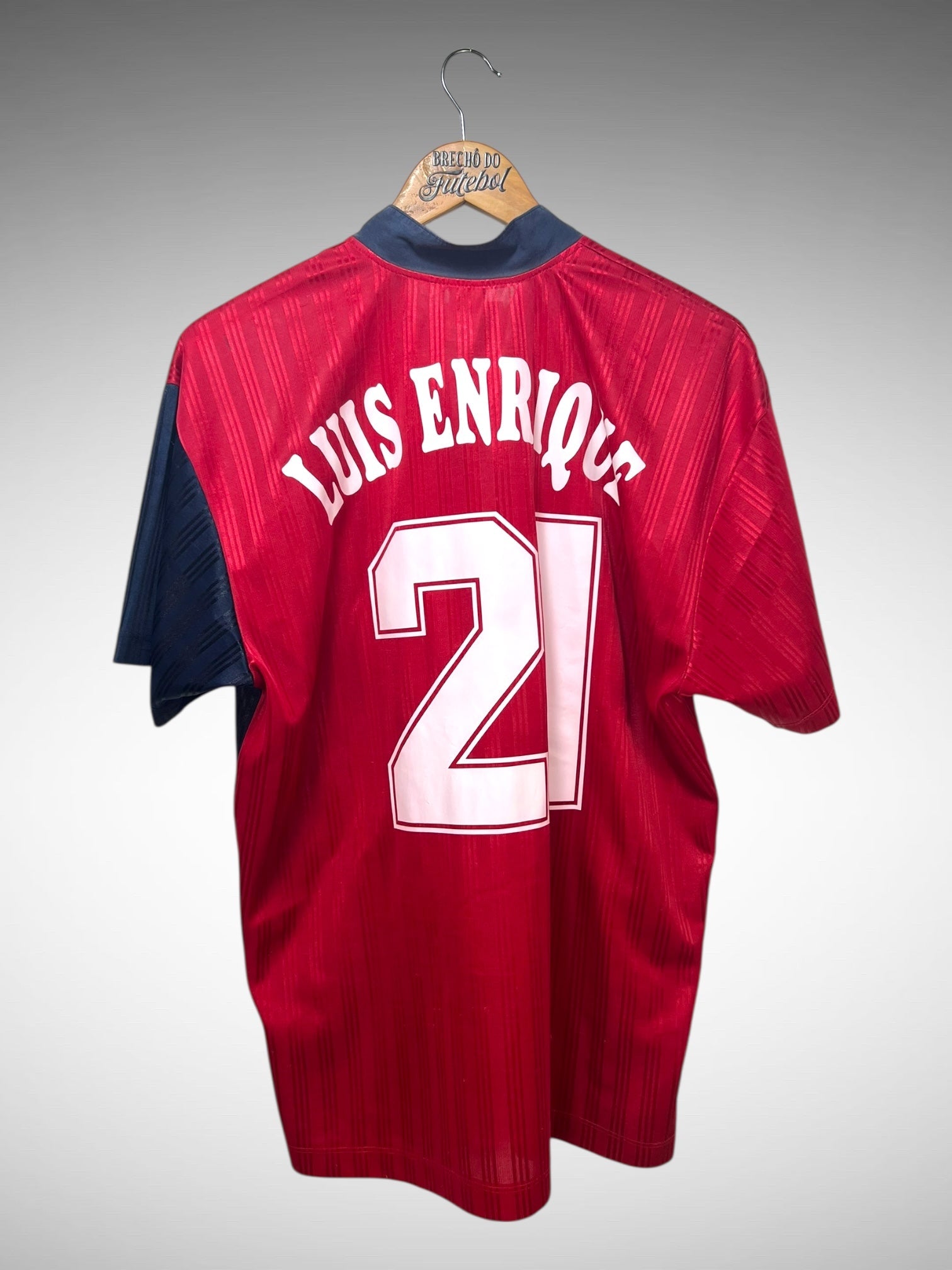 Espanha 1996 Primeira Camisa Tam G N 21 Luis Enrique.