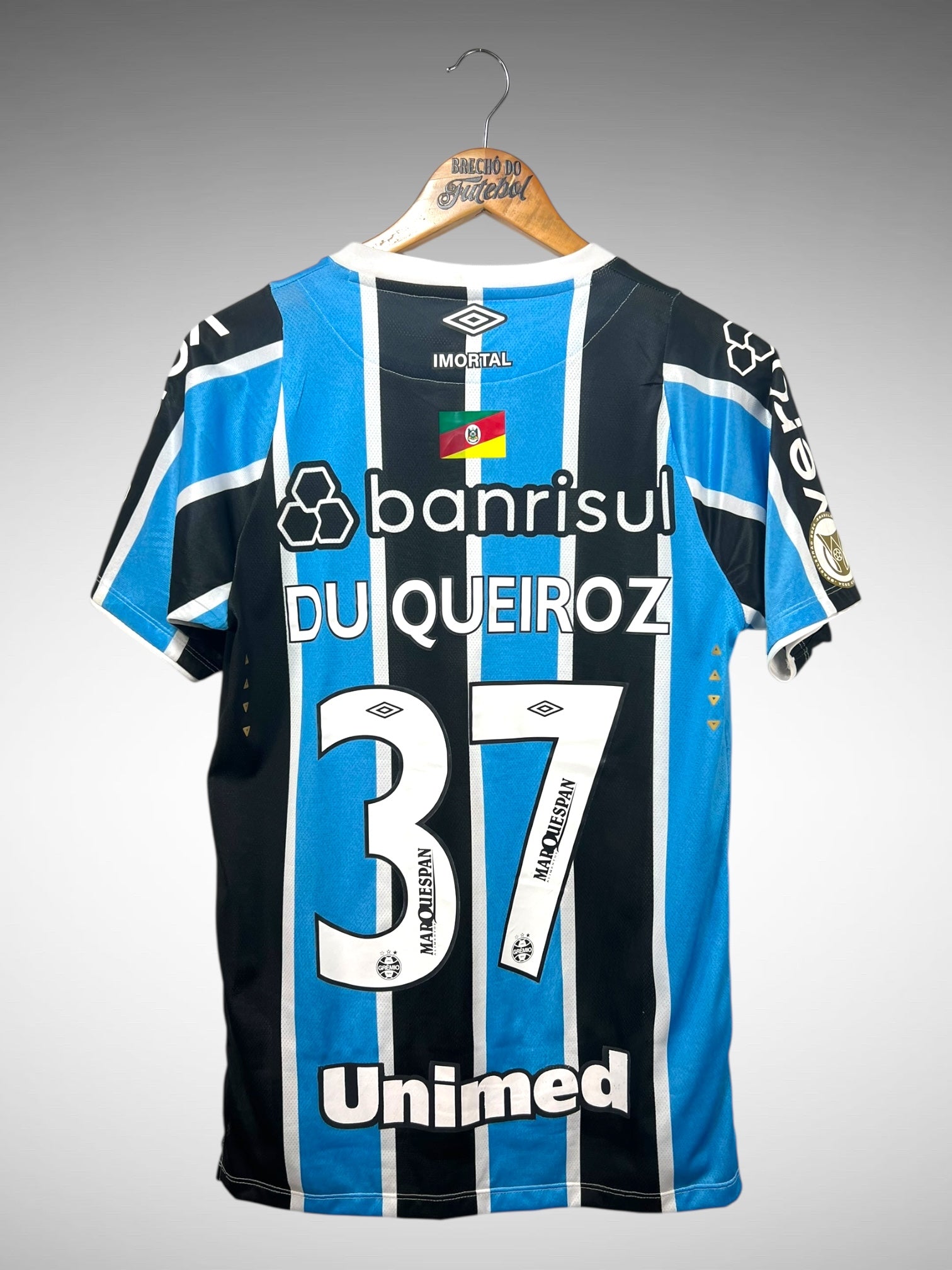 Grêmio 2024 Primeira Camisa Tam P N 37 Du Queiroz.