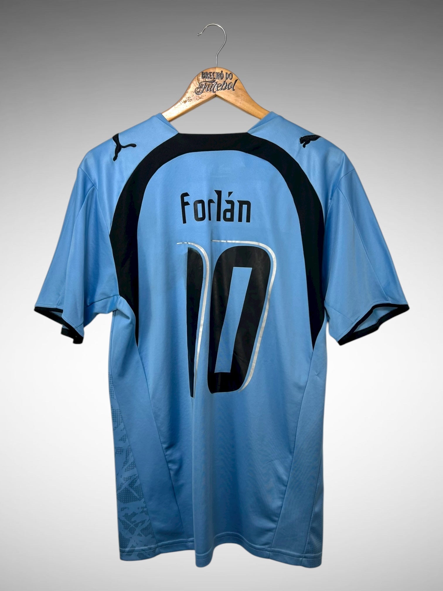 Uruguai 2007 Primeira Camisa Tam M N 10 Forlán.