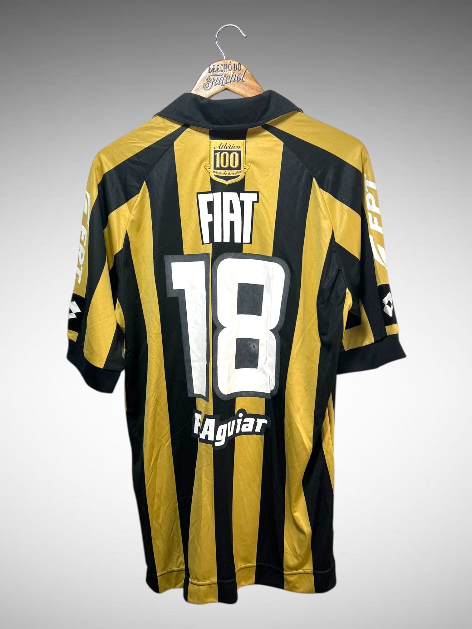 Atlético Mineiro 2008 Terceira Camisa Centenário Tam GG N 18 R. Aguiar.