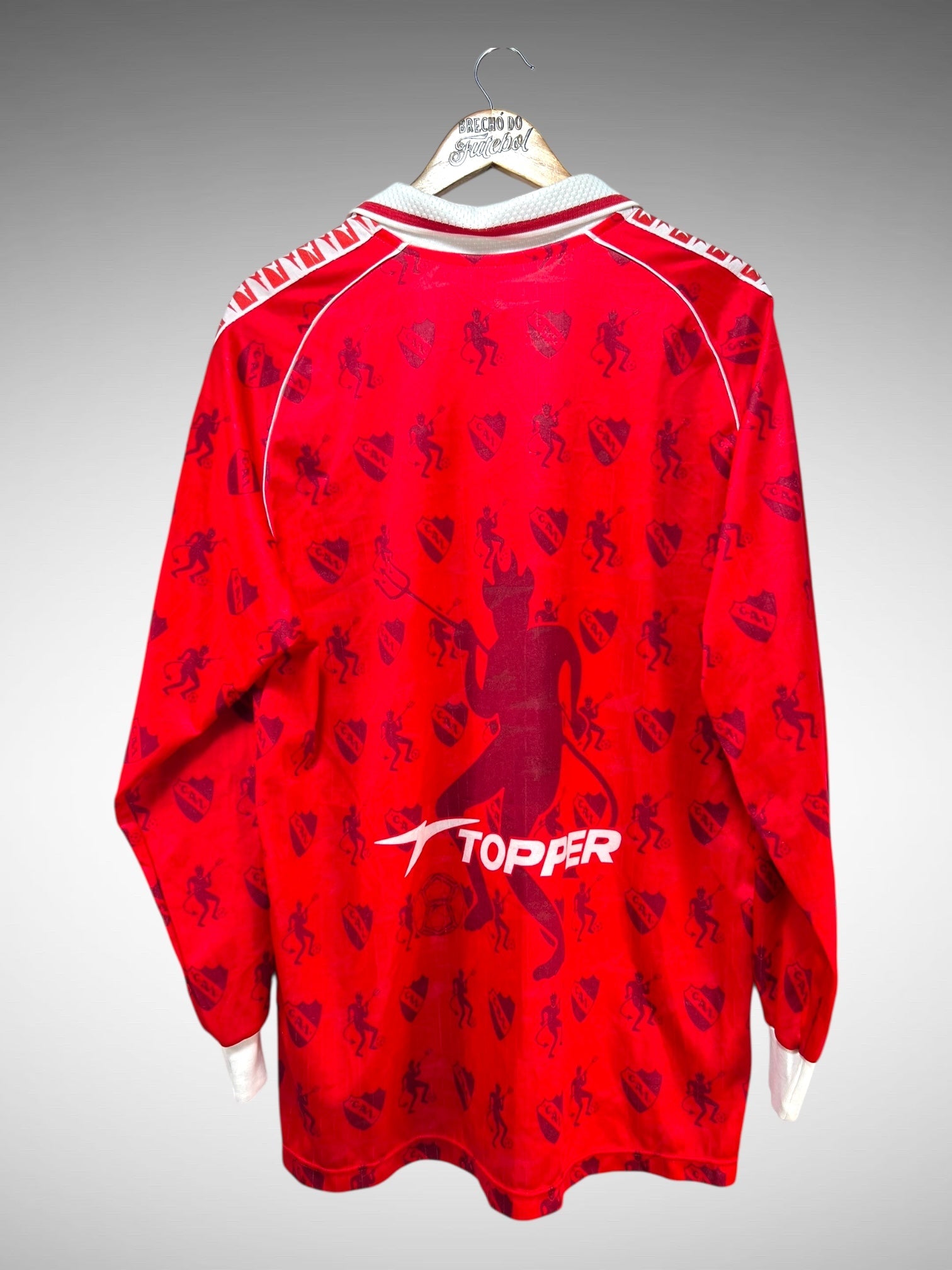 Independiente 1997 Primeira Camisa Tam GG Mangas Longas
