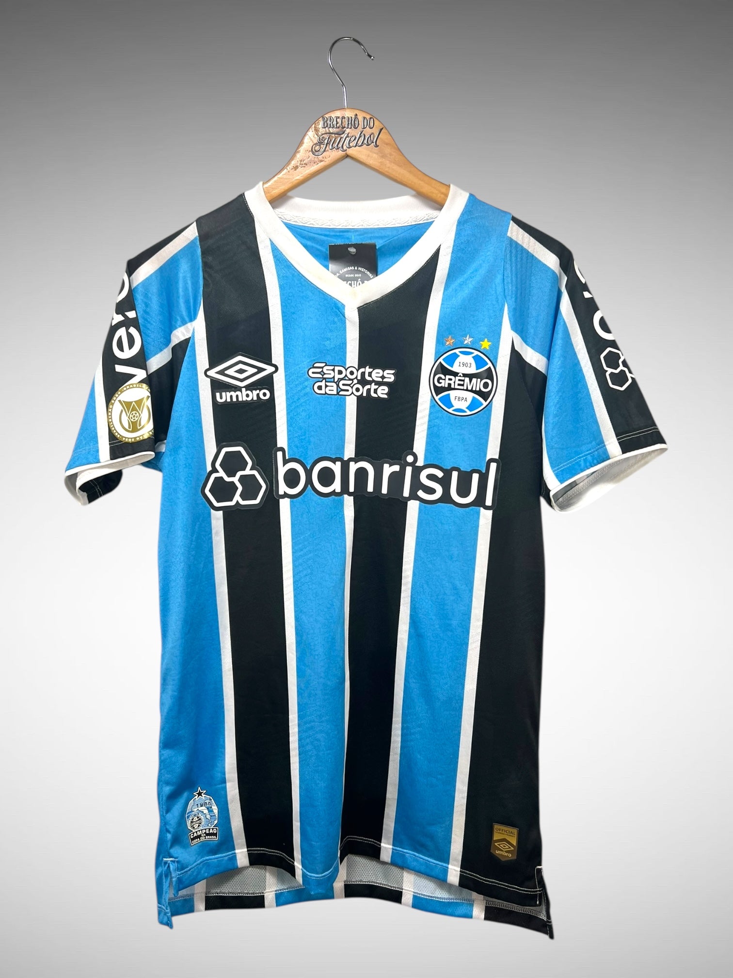 Grêmio 2024 Primeira Camisa Tam P N 37 Du Queiroz.