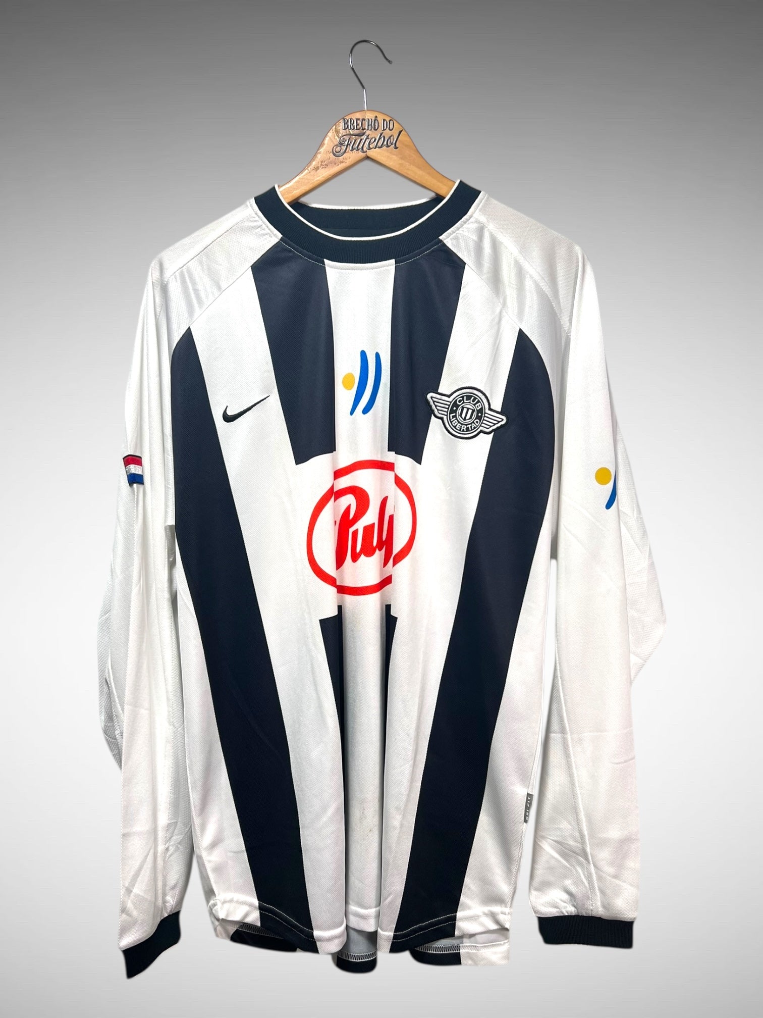 Libertad 2002 Primeira Camisa Tam G N 20 Mangas Longas.