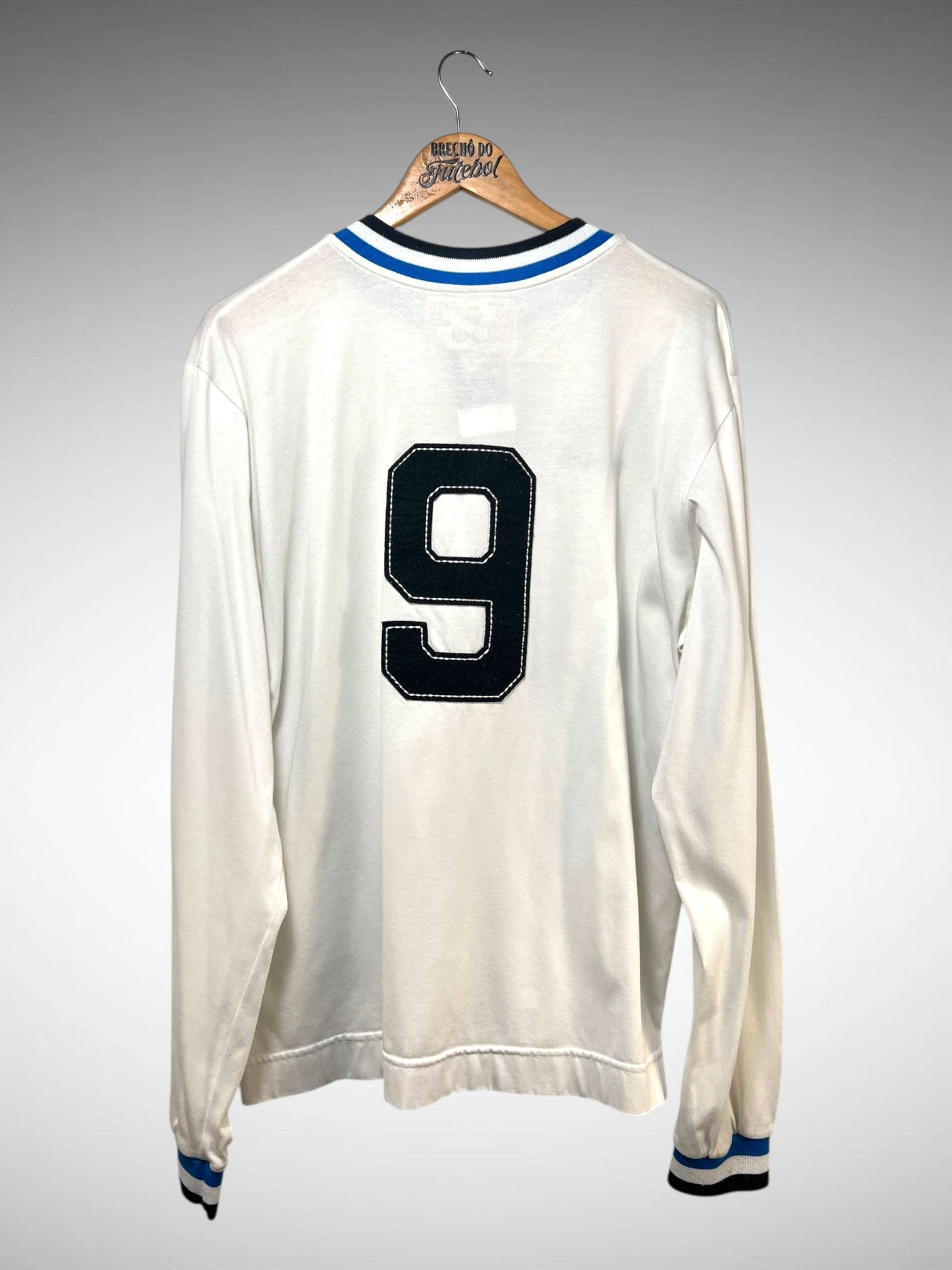 Grêmio 1981 Rêtro Segunda Camisa Tam 3G Mangas Longas.