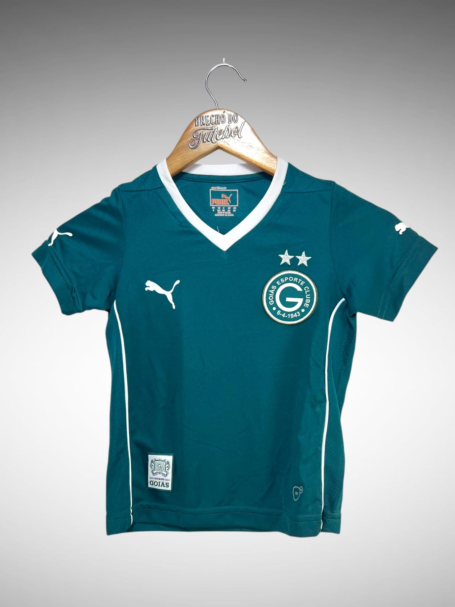 Goiás 2014 Primeira Camisa Tam 6 Anos Infantil N 10.